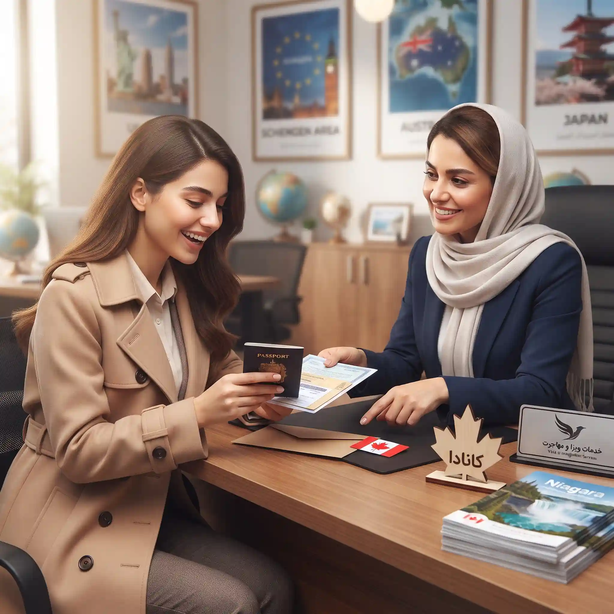 نحوه گرفتن ویزای توریستی کانادا و خدمات مشاوره رایگان