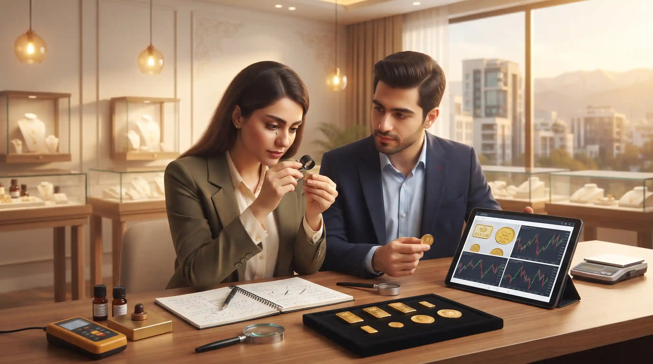 💎 مهارتهای فنی، عیارسنجی و شناخت نبض بازار طلا