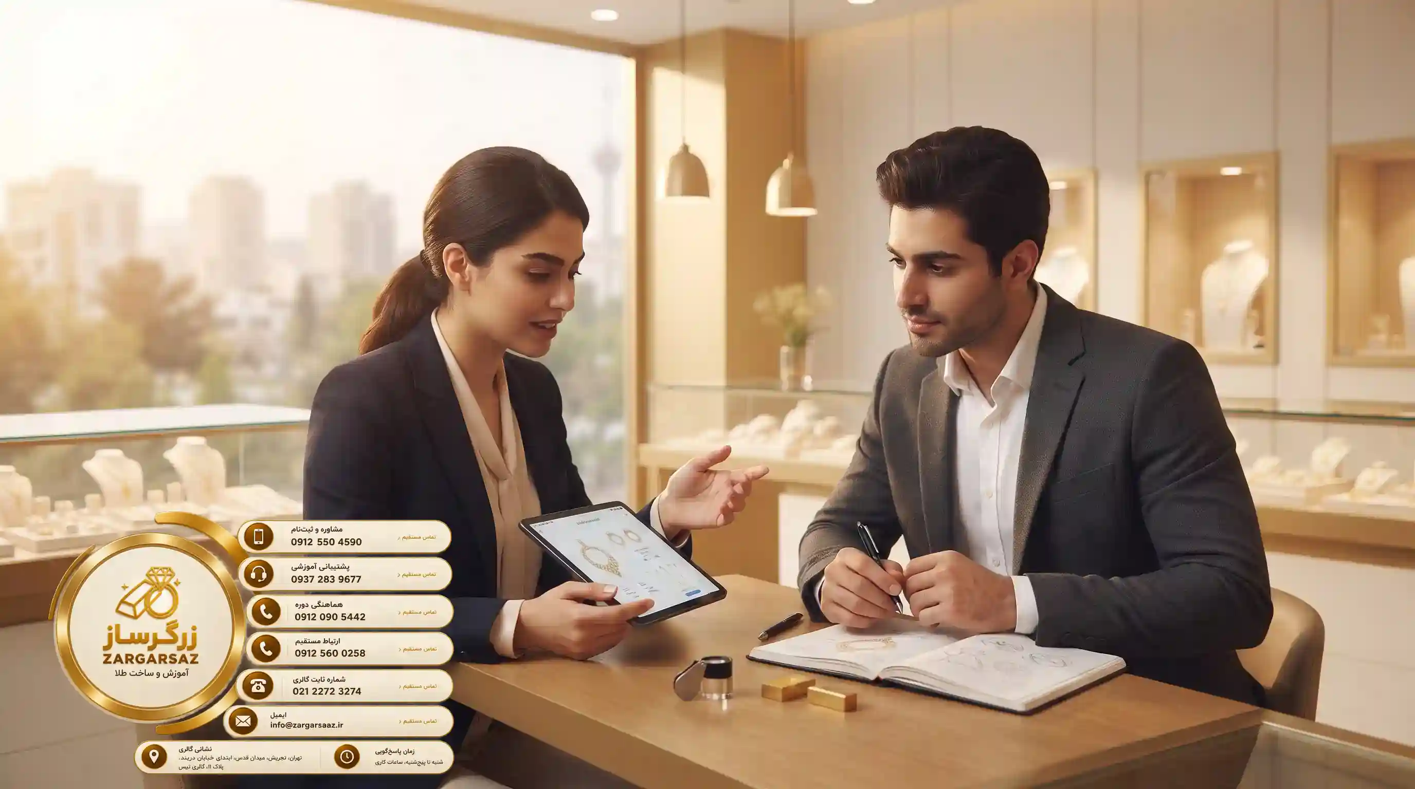 آموزش طلافروشی طلافروشان و اصول مشتریمداری در بازار