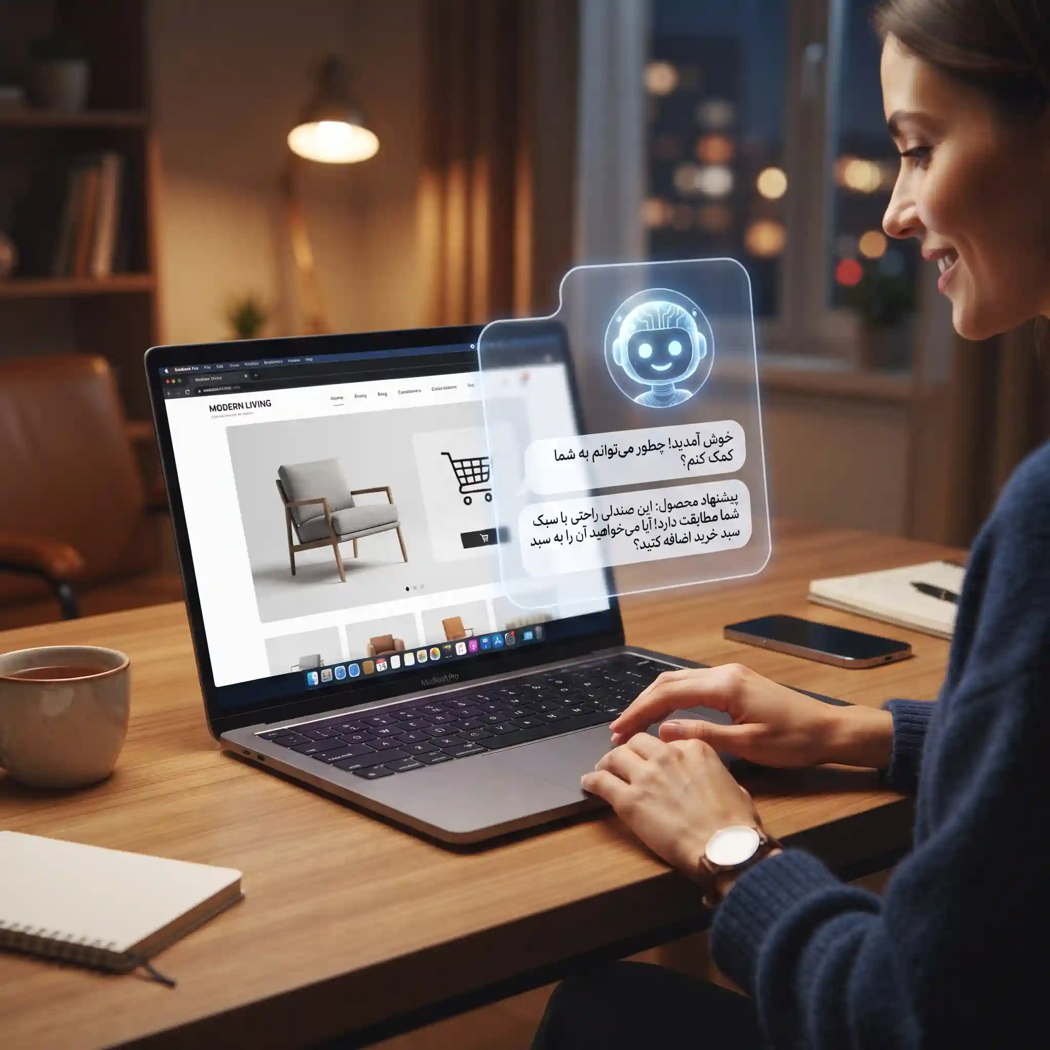 با ساخت ایجنت هوش مصنوعی، بازدید سایت را دائمی به فروش تبدیل کنید