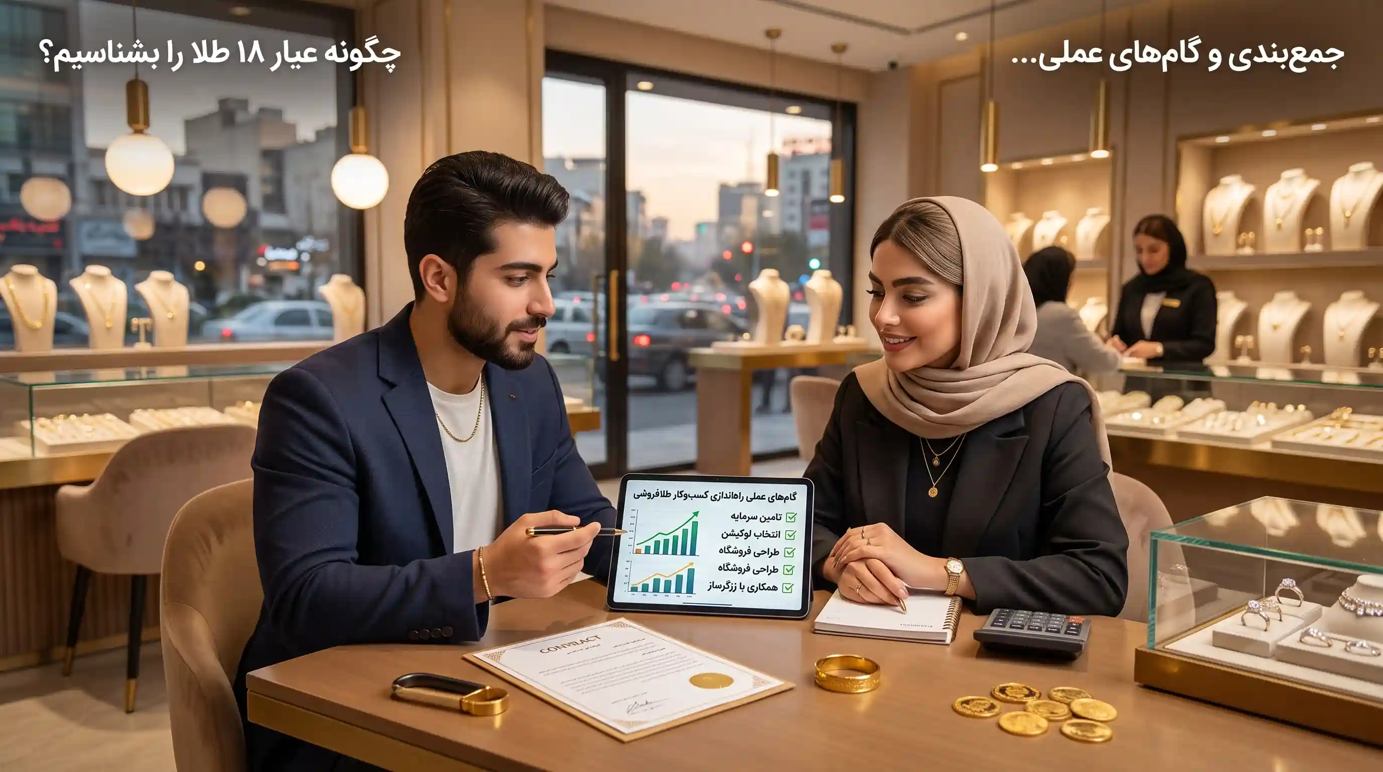 🚀 جمعبندی و گامهای عملی برای راهاندازی کسبوکار طلافروشی