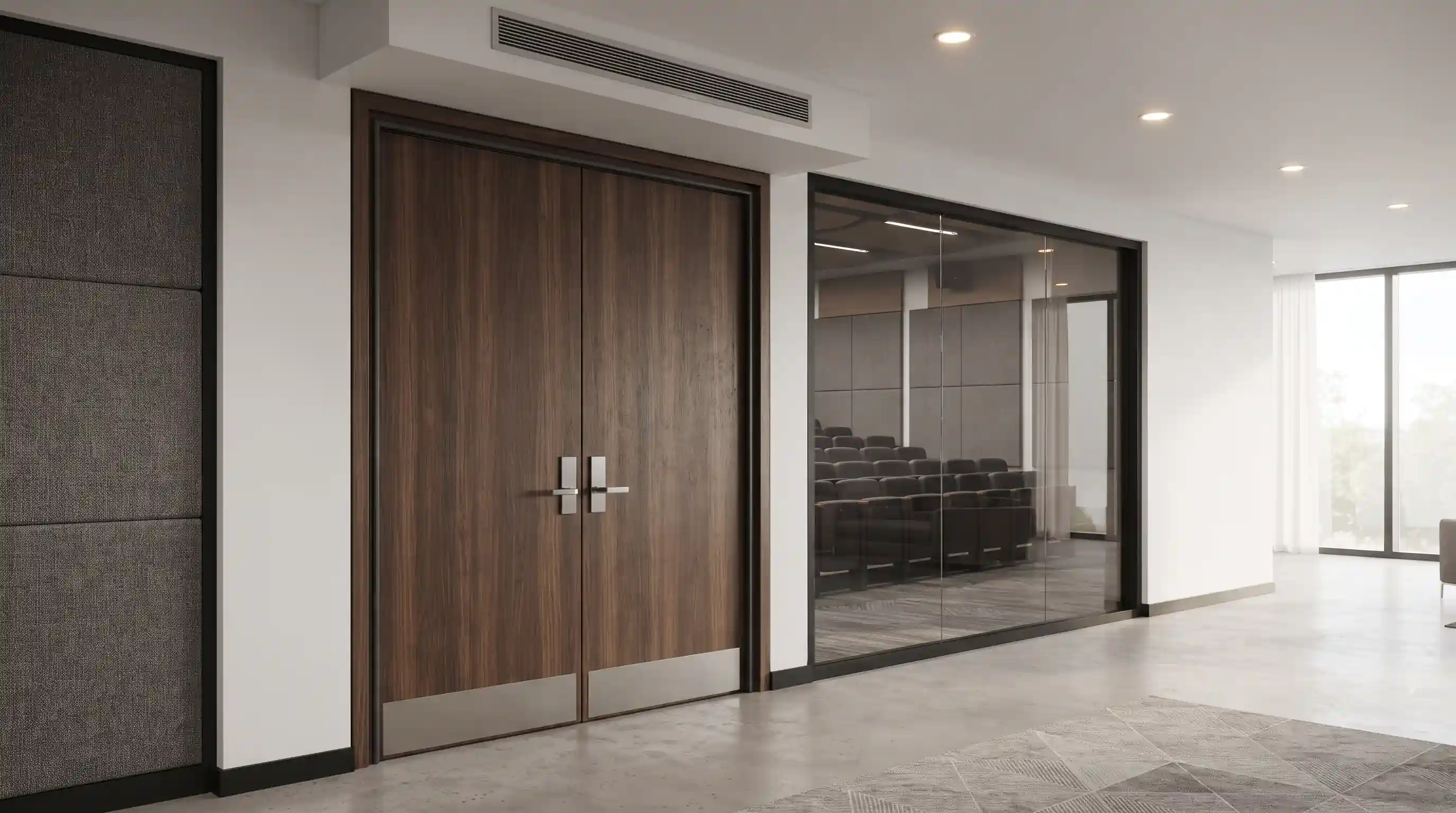 🚪 درب&zwnj;های ضد صوت و تهویه مطبوع بدون نویز