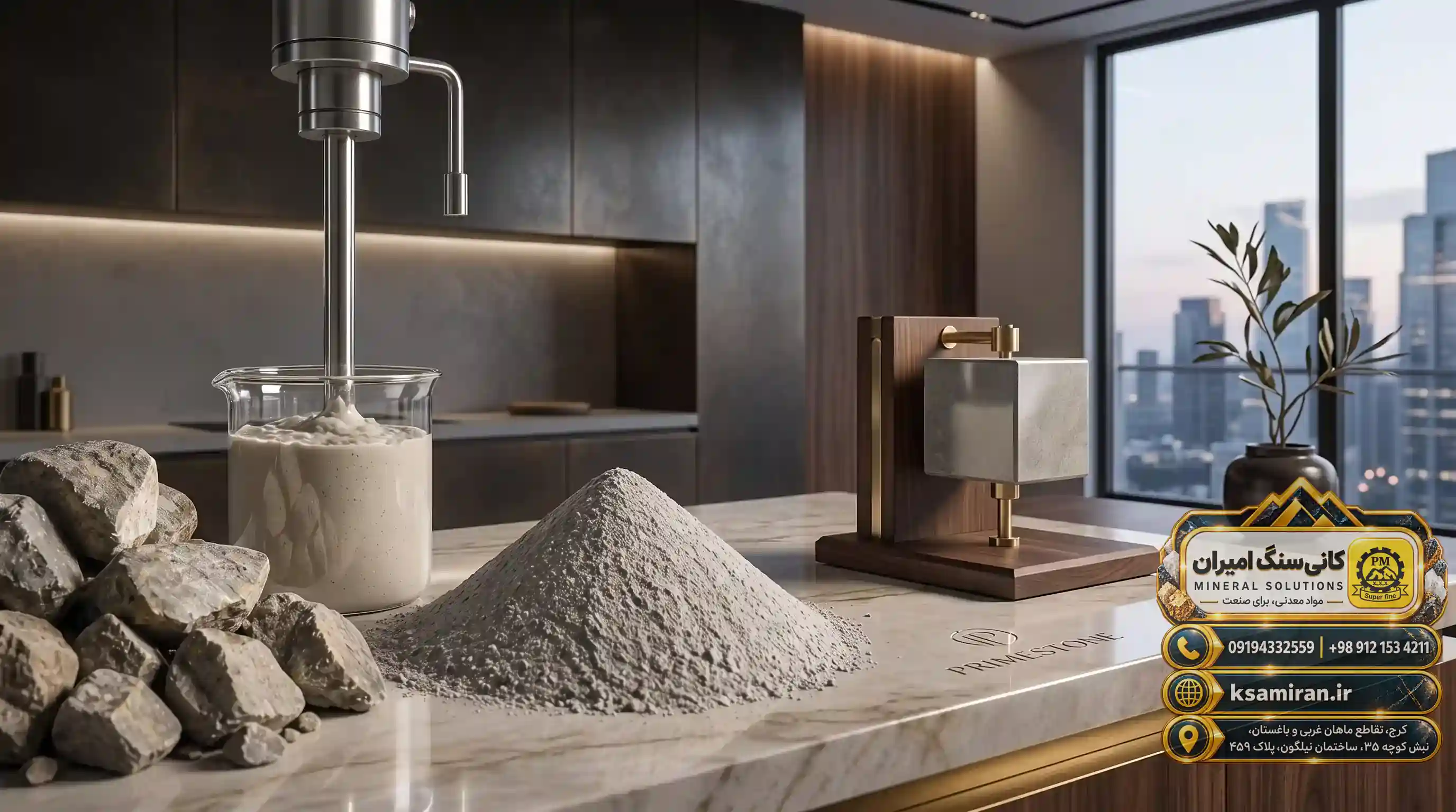 الخصائص الفيزيائية والكيميائية للبارييت الصناعي