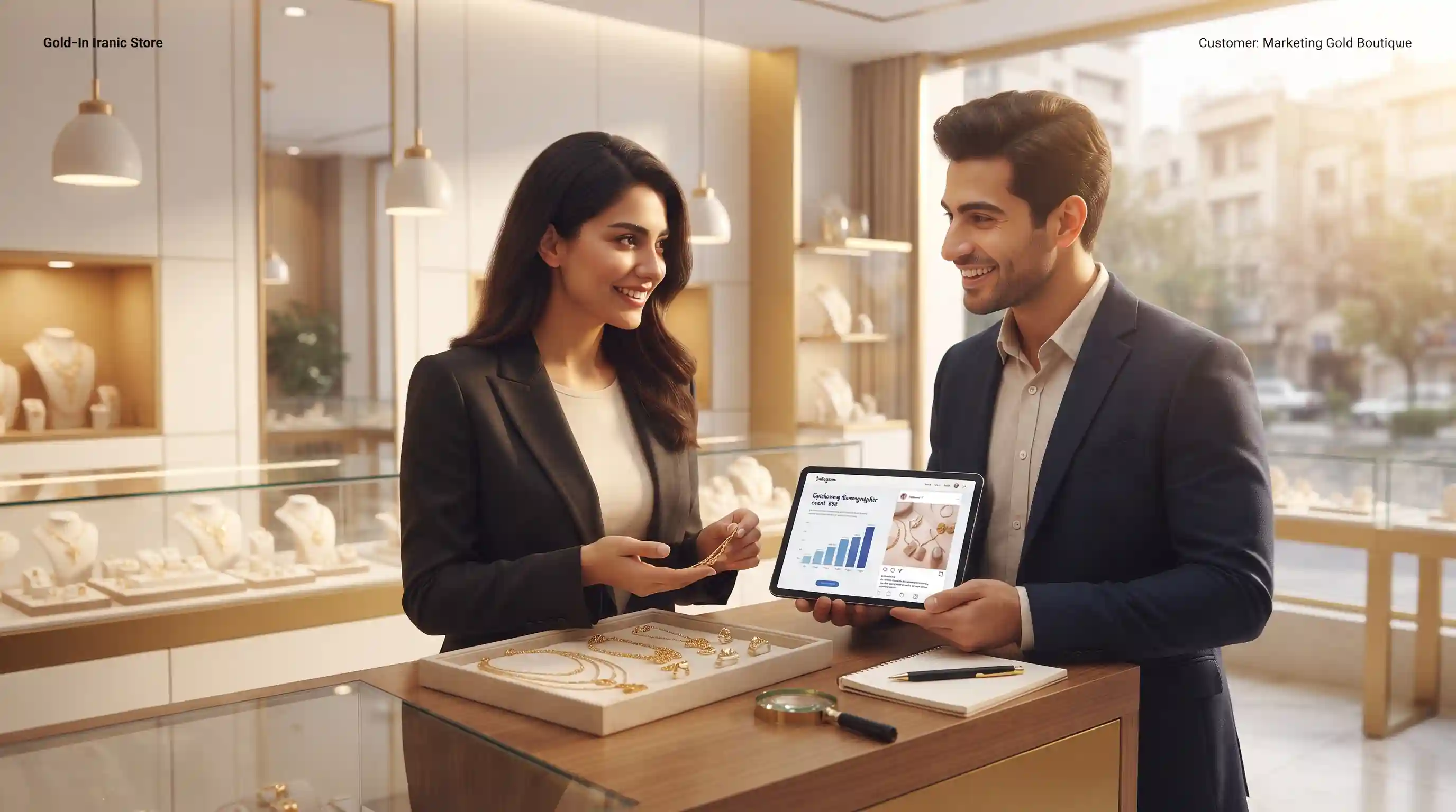 🌐 تکنیکهای نوین بازاریابی و جذب مشتری در طلافروشی