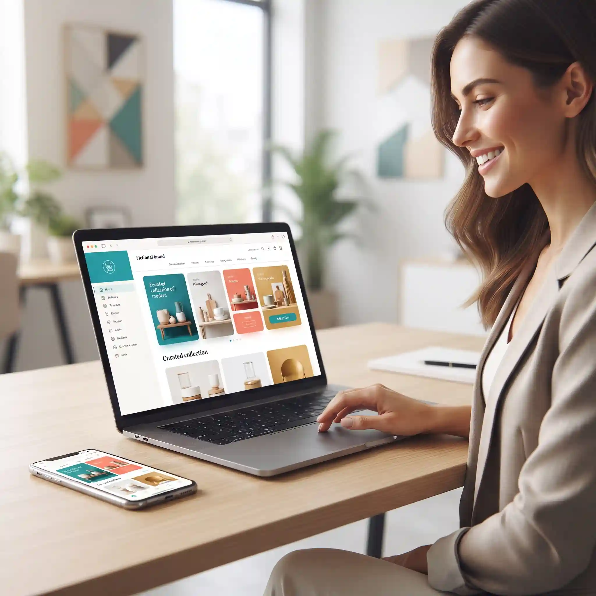 جذابیت بصری با طراحی UI و UX حرفهای برای تسریع فرآیند فروش آنلاین
