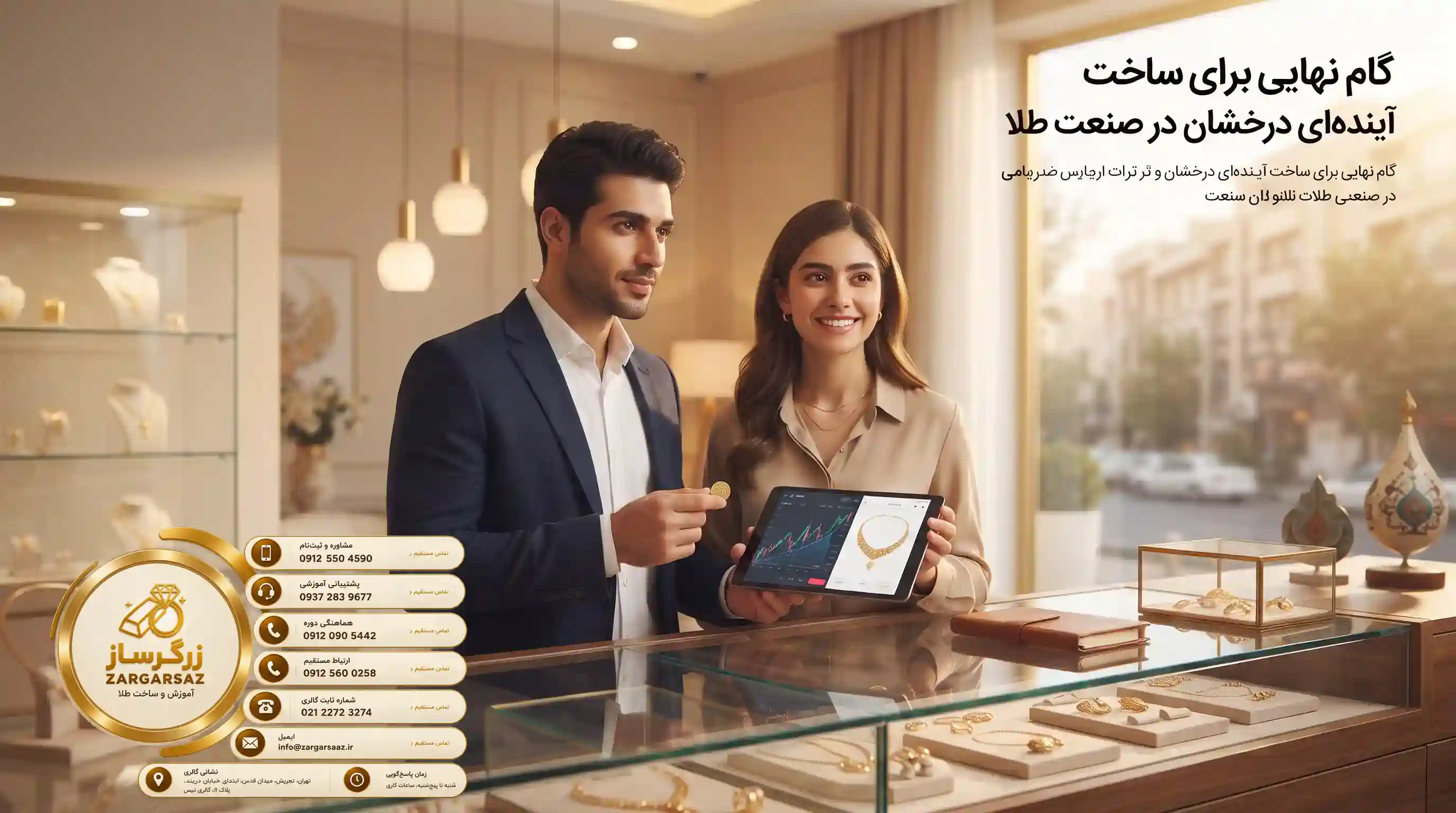 آموزش طلافروشی: چگونه بر رقبای بازار طلا و جواهر پیروز شویم