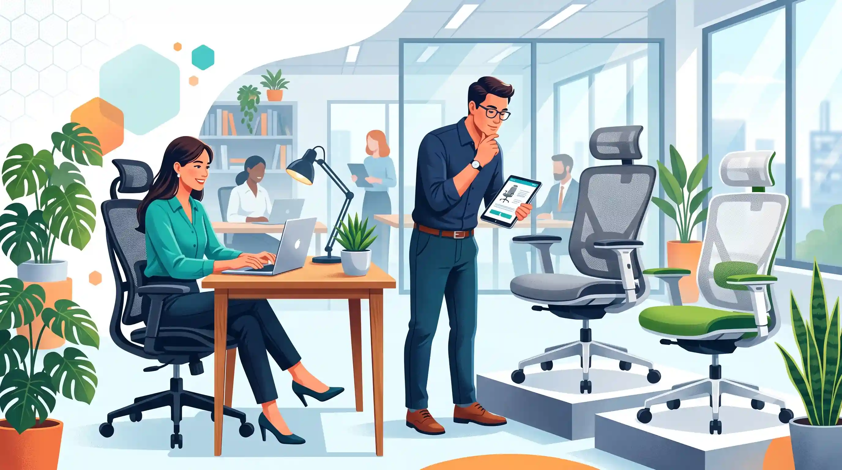 🏢 راهنمای خرید و انتخاب هوشمندانه صندلی مش برای دفاتر کار