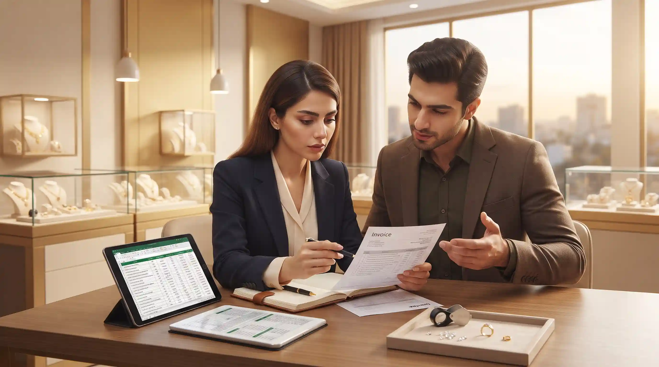 💎 تفکیک جواهرات و سنگهای قیمتی در فاکتور