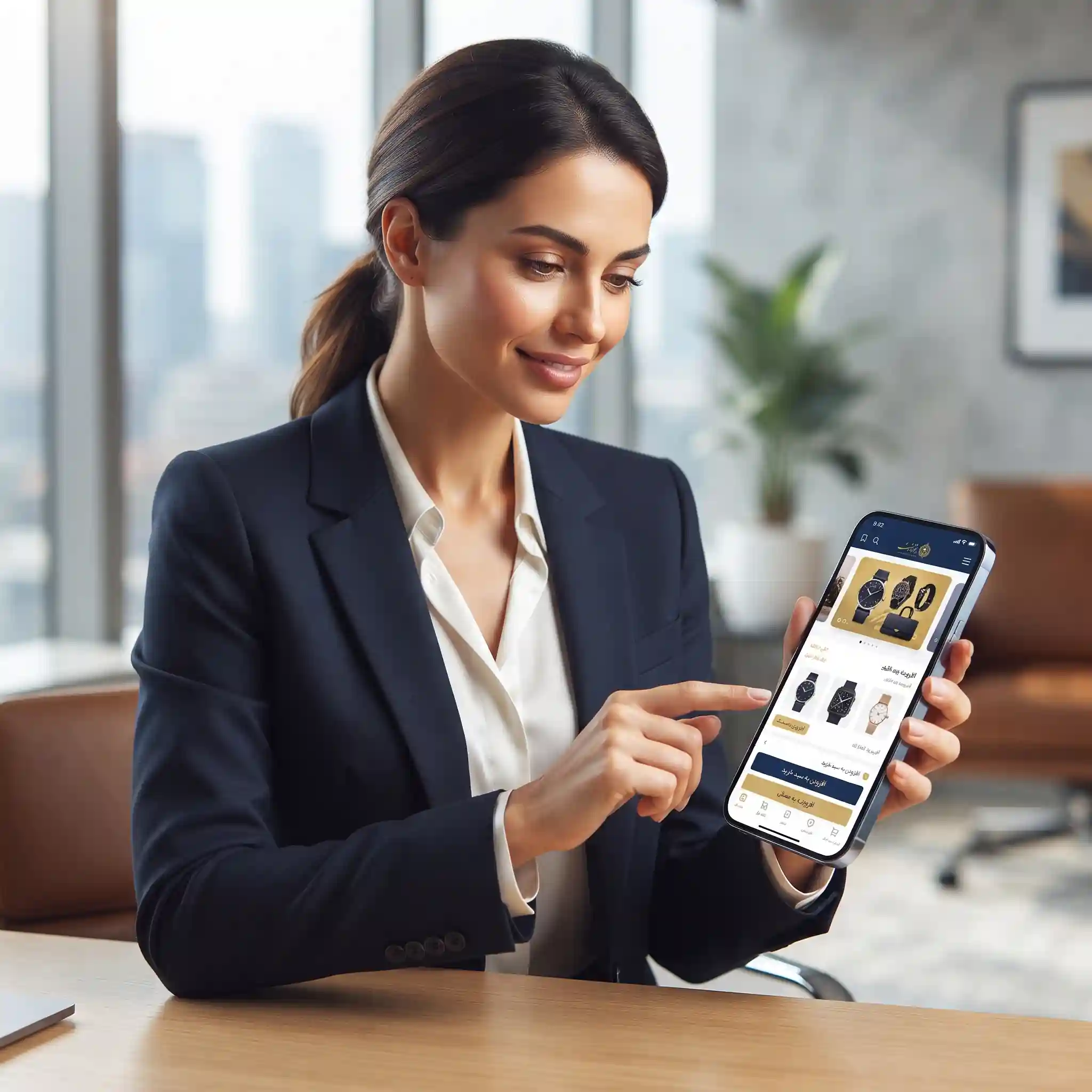 طراحی اپلیکیشن موبایل برای رهبری بازار آنلاین