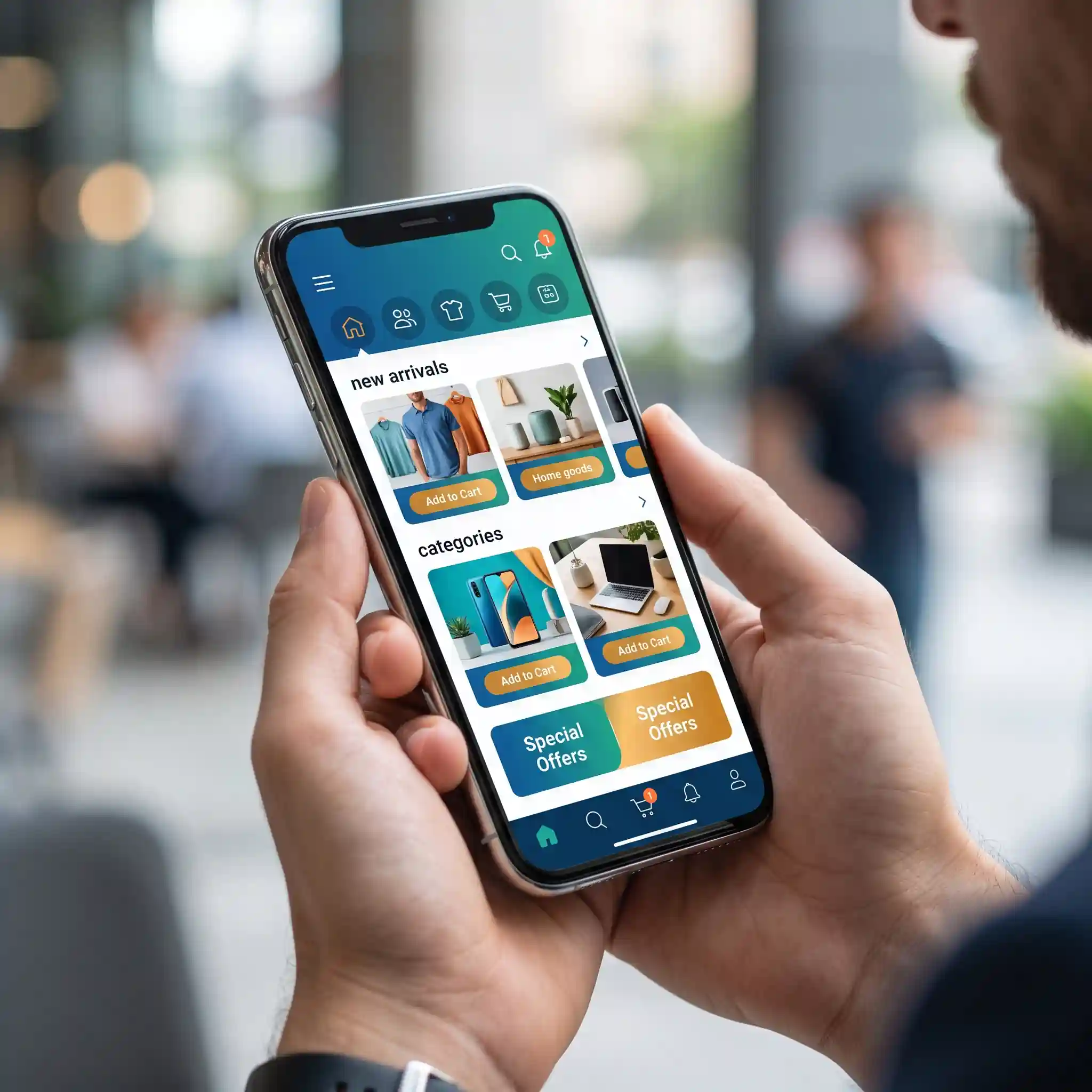 طراحی اپلیکیشن موبایل سفارشی برای کسب‌وکارهای پویا