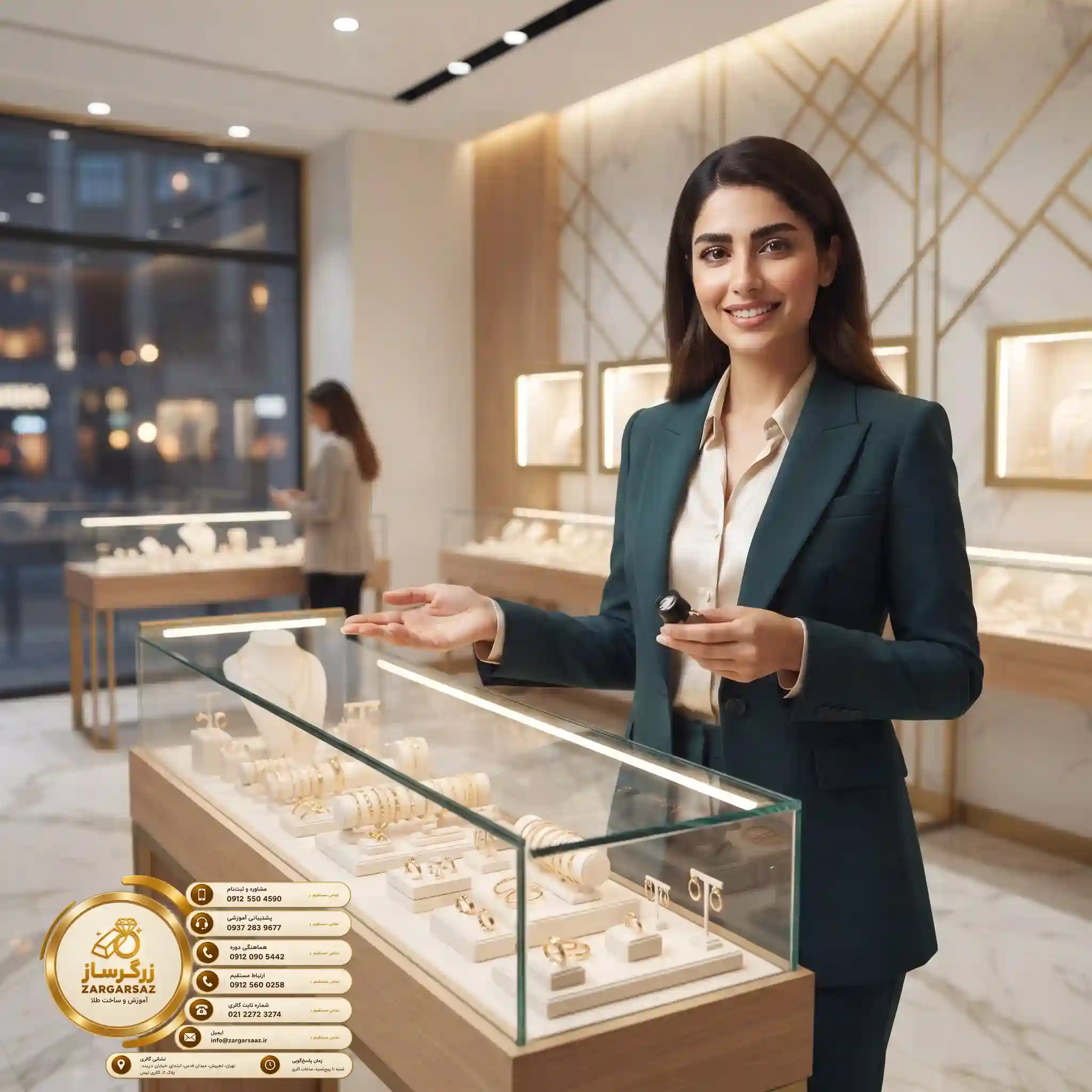 تخصص در طلافروشی مدرن با دوره آموزش طلافروشی جامع