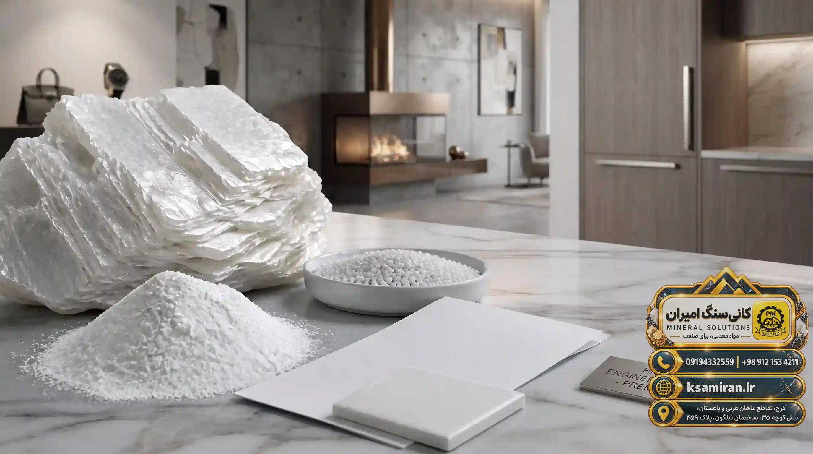 Extraction and Processing of White Talc; From Mine to Industrial Powder