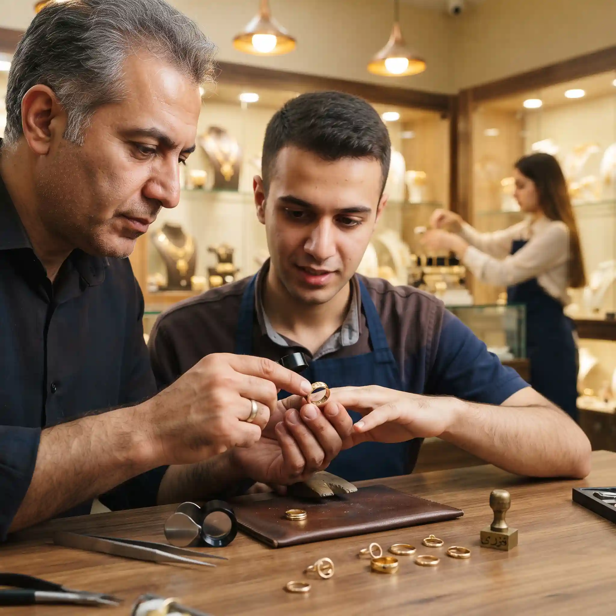 کسب درآمد از هنر دست با آموزش طلافروشی