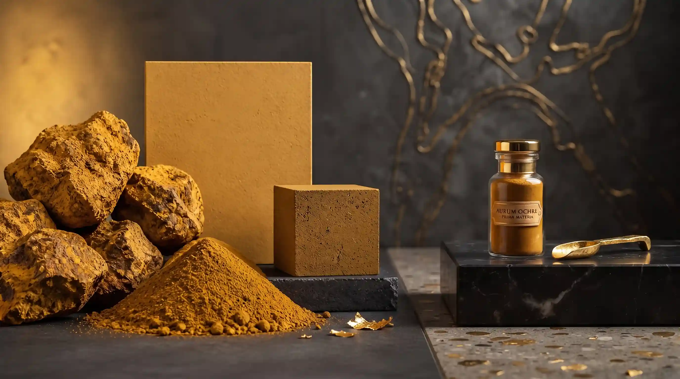 Examining the Application of Limonite Oxide (Gol Mash) in Construction Products and Colored Concrete