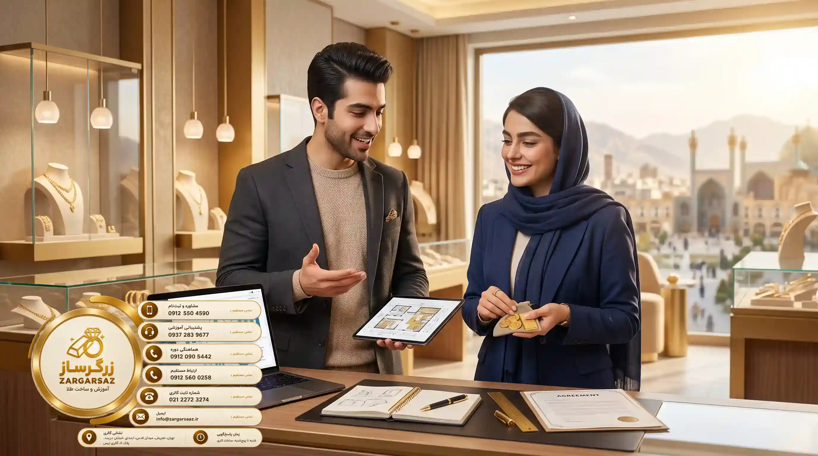 ???? ورود به بازار كار بدون سرمايه اوليه با حمايت زرگرساز