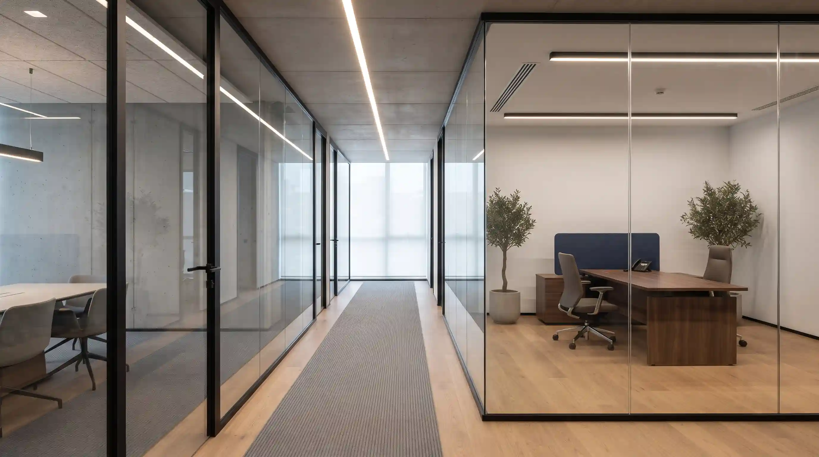 🛠️ اصول مهندسی صوت در ساختار پارتیشن&zwnj;های دوجداره شیشه&zwnj;ای