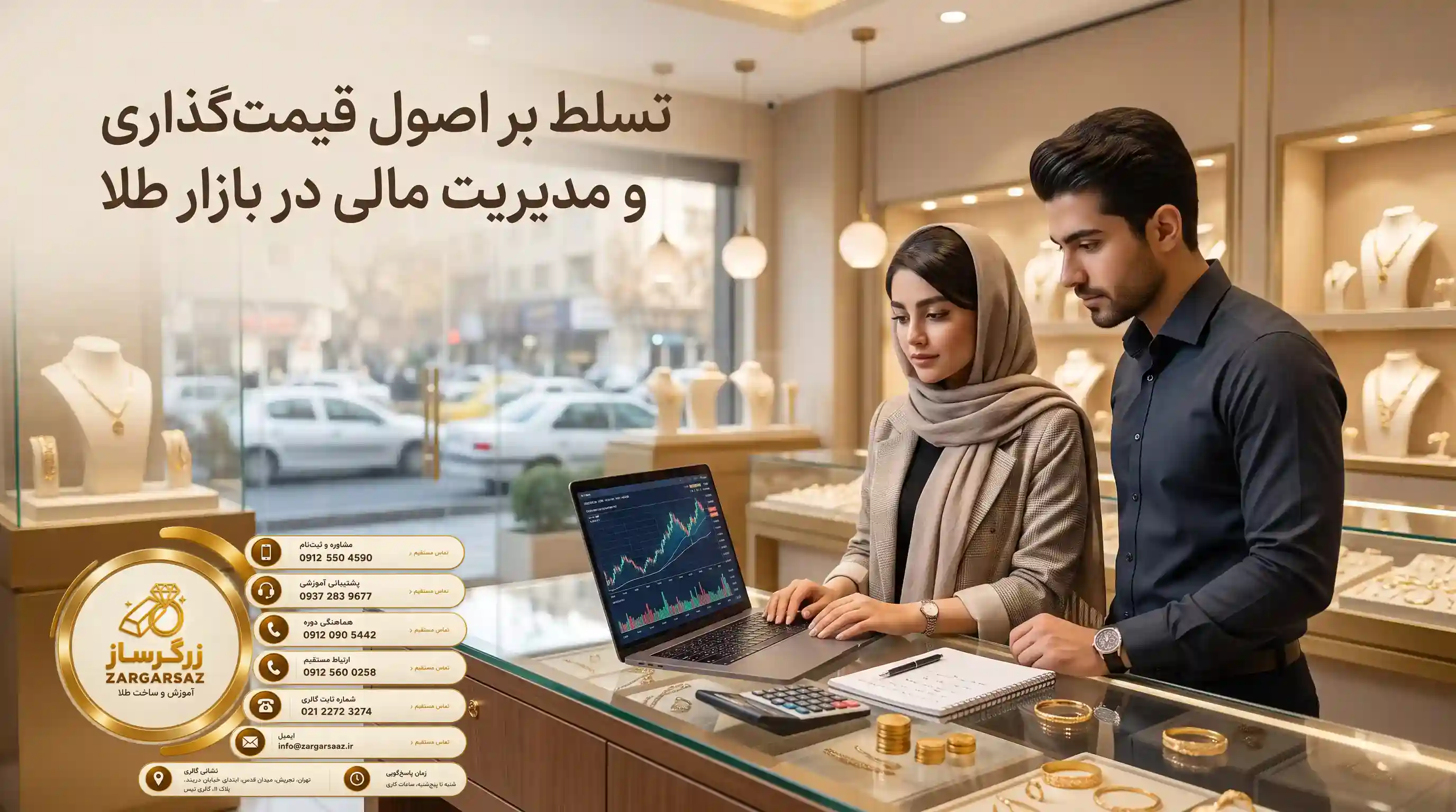 ???? تسلط بر اصول قيمت&zwnj;گذاري و مديريت مالي در بازار طلا