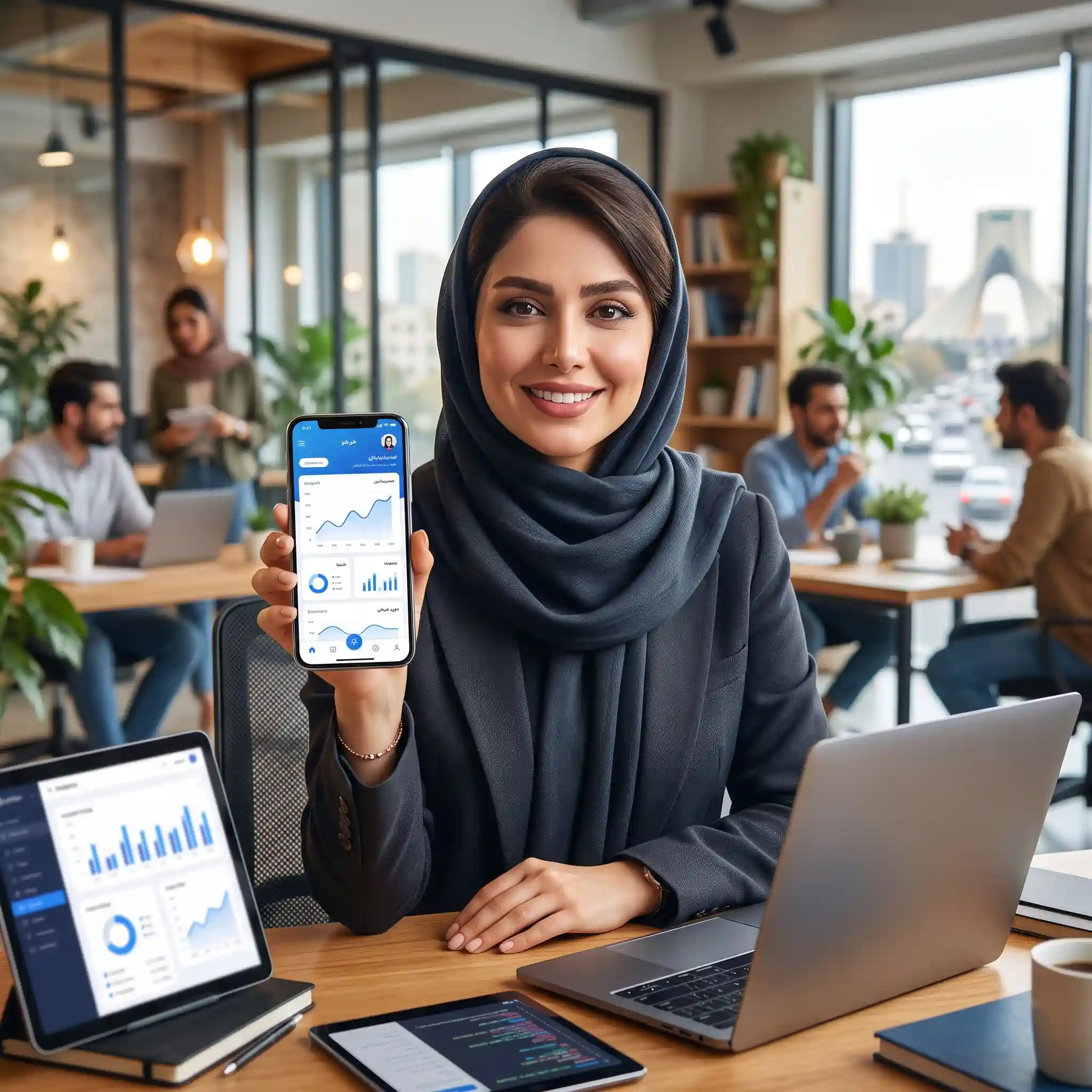 طراحی اپلیکیشن موبایل و توسعه زیرساخت دیجیتال