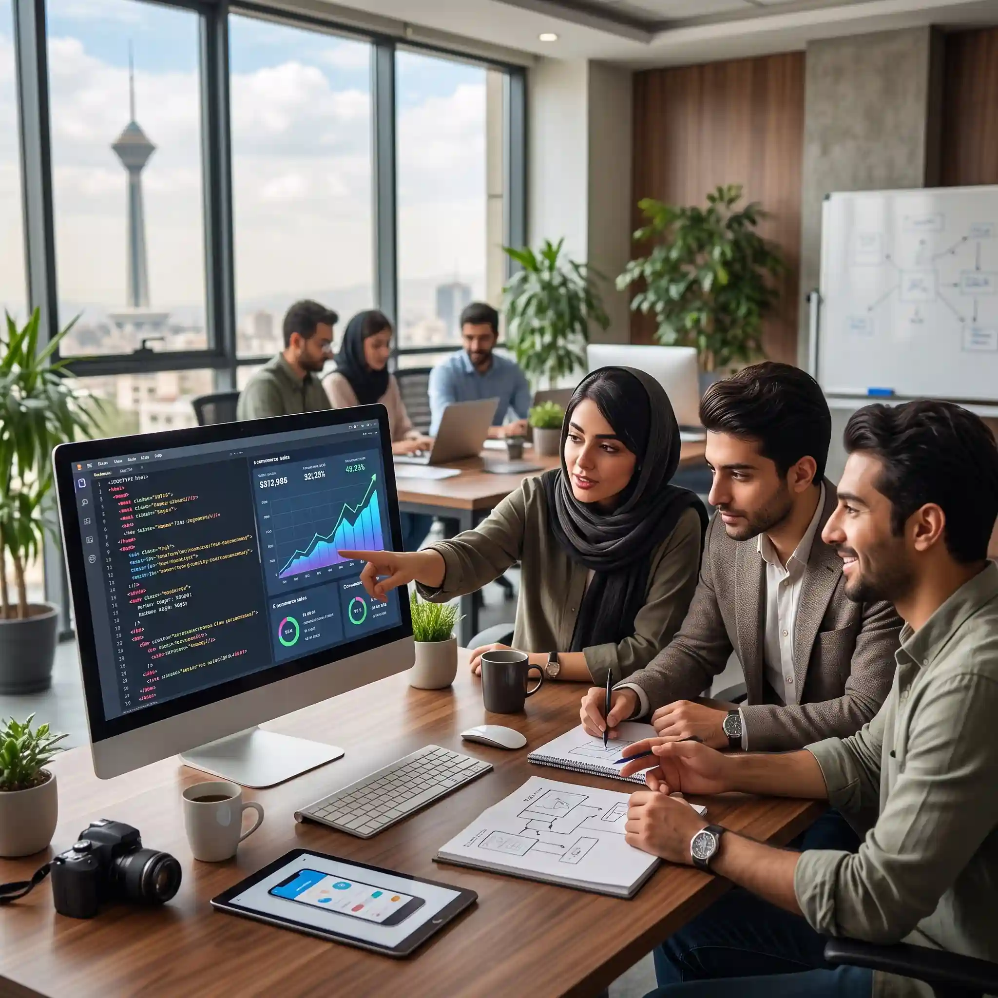 ارتقای فروش با برنامهنویسی و توسعه وبسایت حرفهای رسا وب