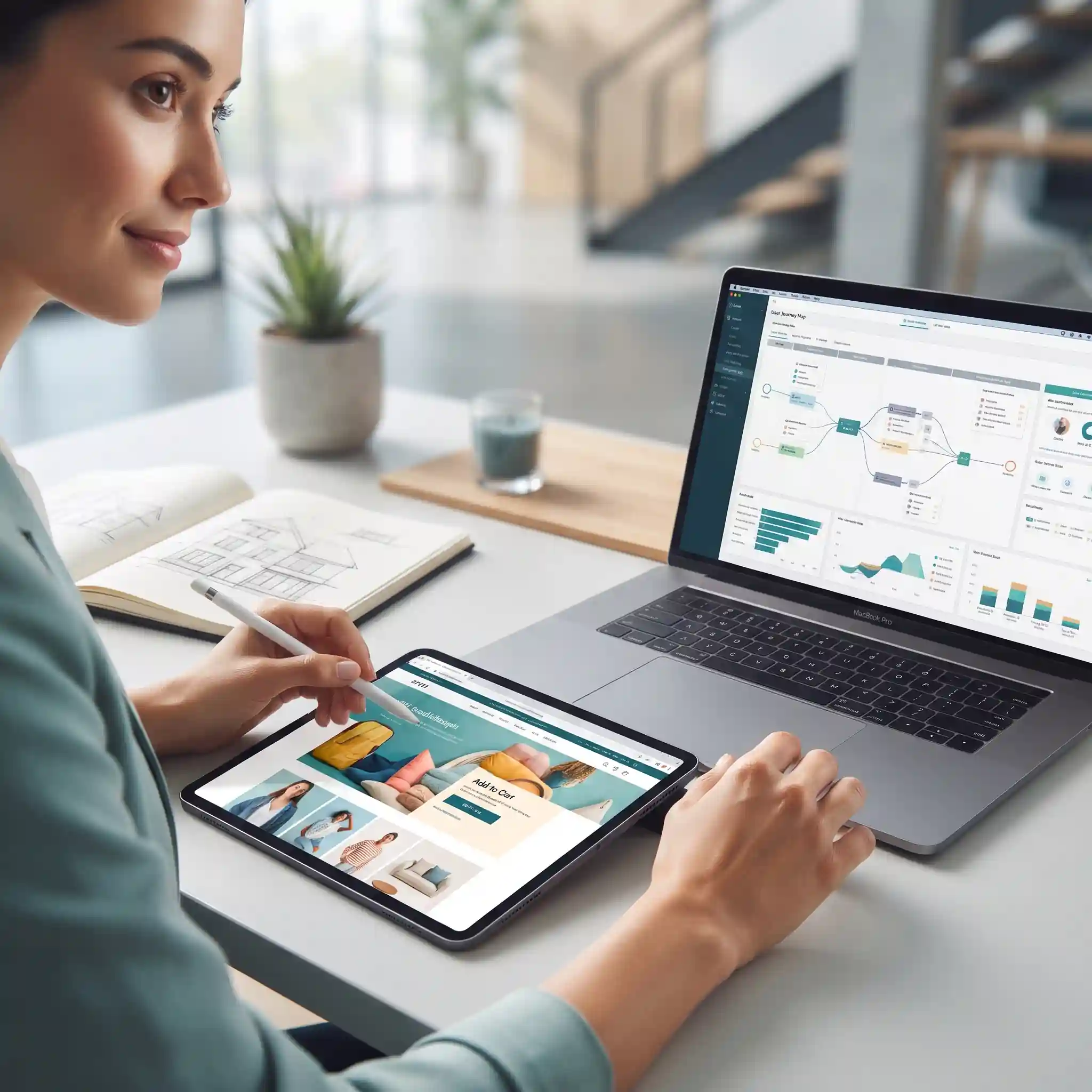 با طراحی UI و UX حرفه‌ای، تجربه کاربری سایت خود را متحول کنید