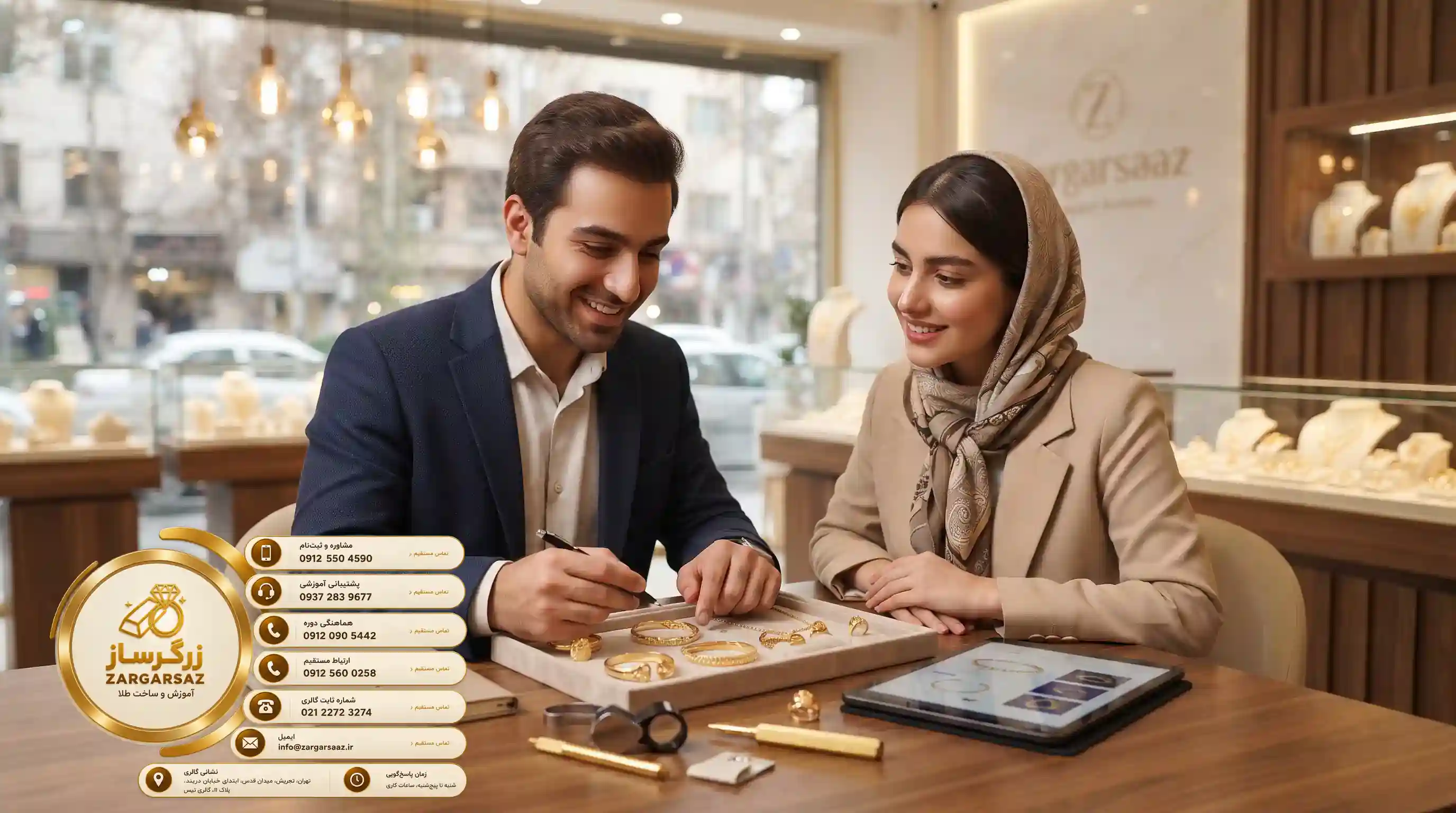 چگونه با پشتیبانی دوره آموزش طلافروشی کسب و کار راه بیندازیم؟