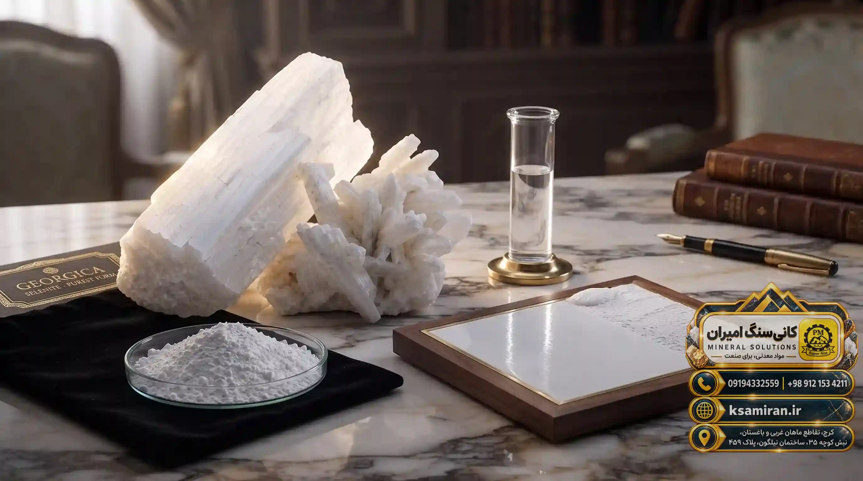 Evaluating the Appearance and Surface Properties of White Barite