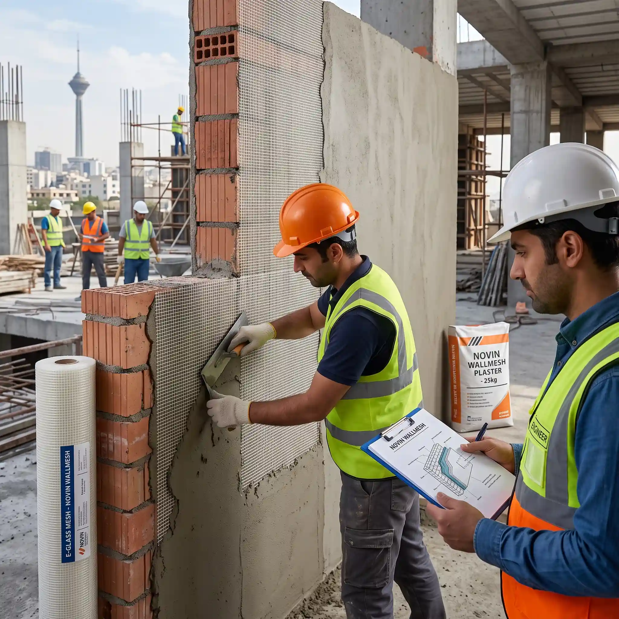 اجرای سریع و استاندارد با نوین وال مش، انتخاب اول مهندسان