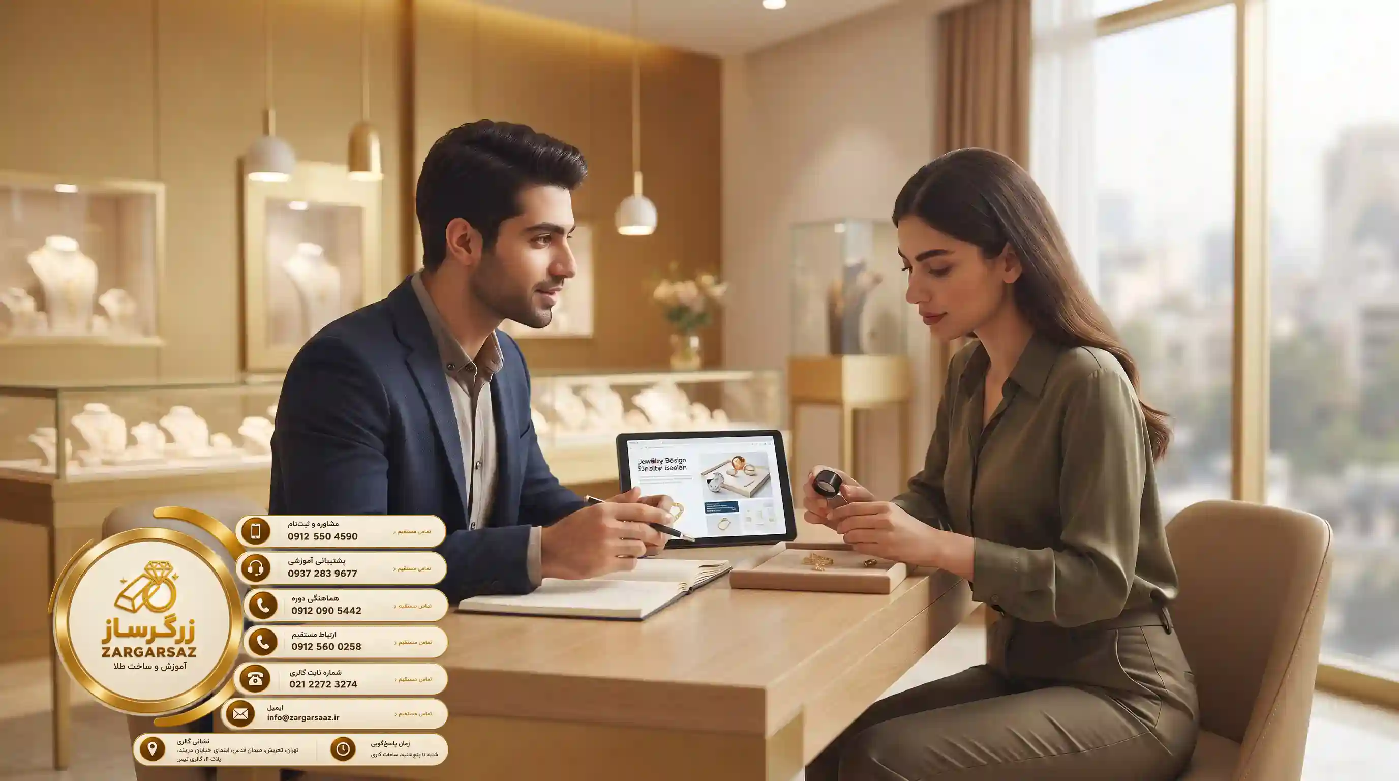 آموزش آنلاین یا حضوری؛ کدام آموزش صفر تا صد شغل طلافروشی؟