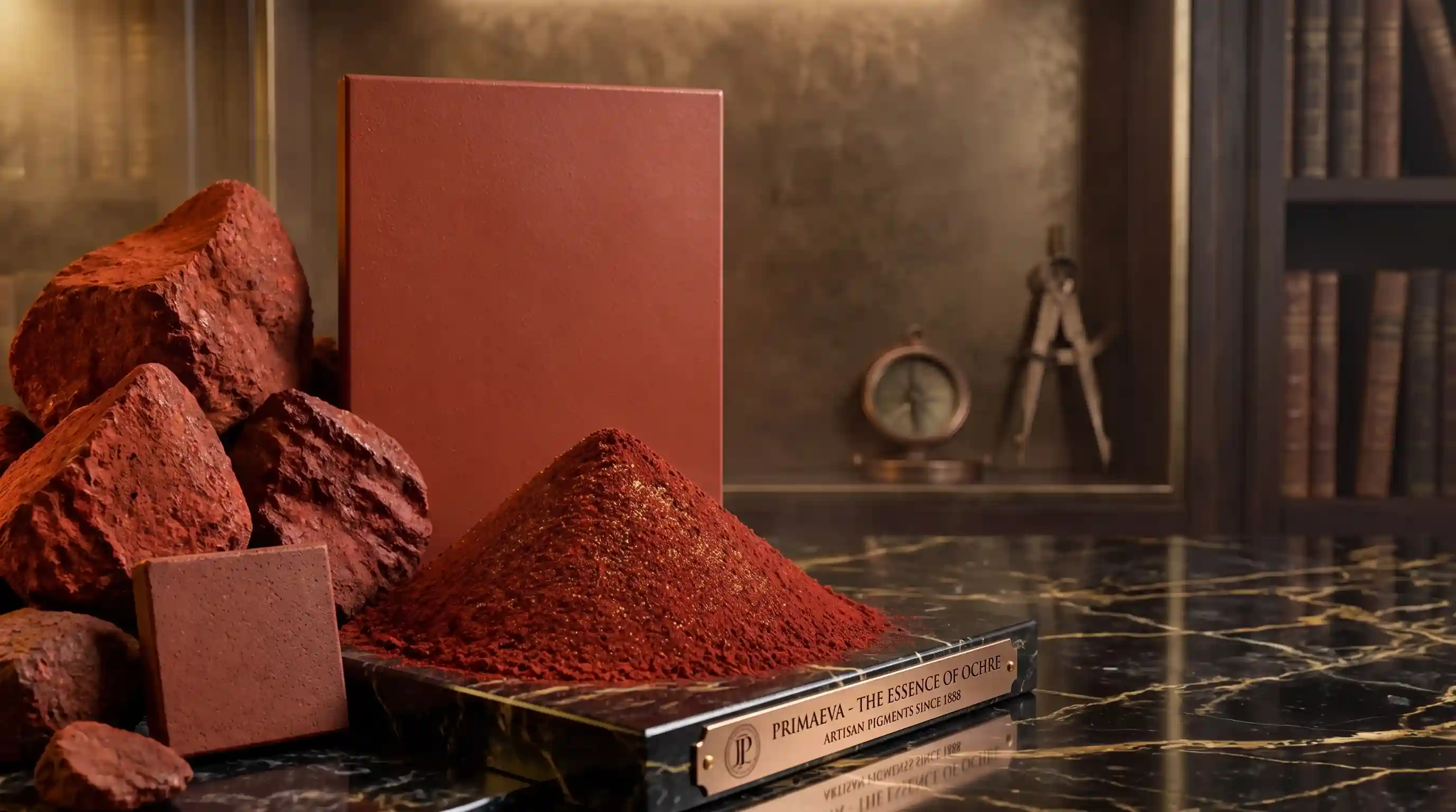 The Difference Between Natural Red Iron Oxide (Ochre) and Its Synthetic Type