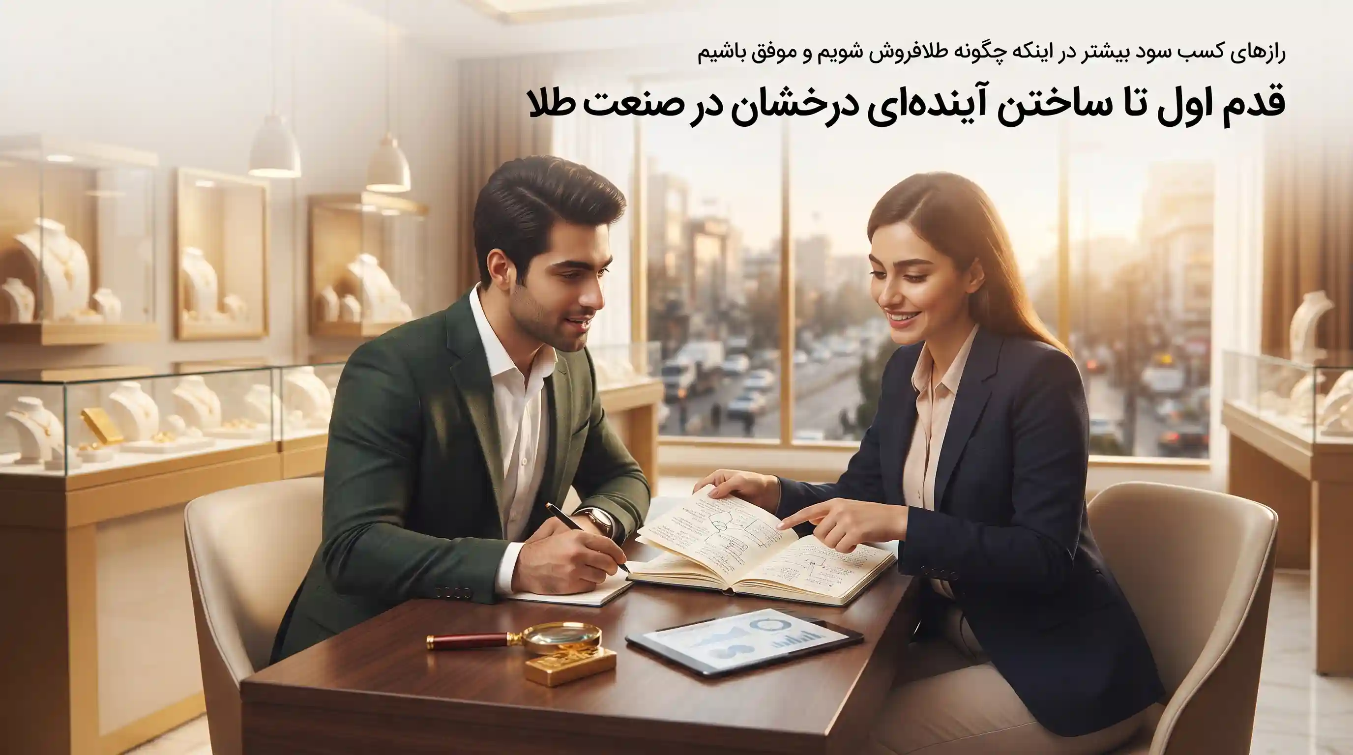 🌟 قدم اول تا ساختن آیندهای درخشان در صنعت طلا