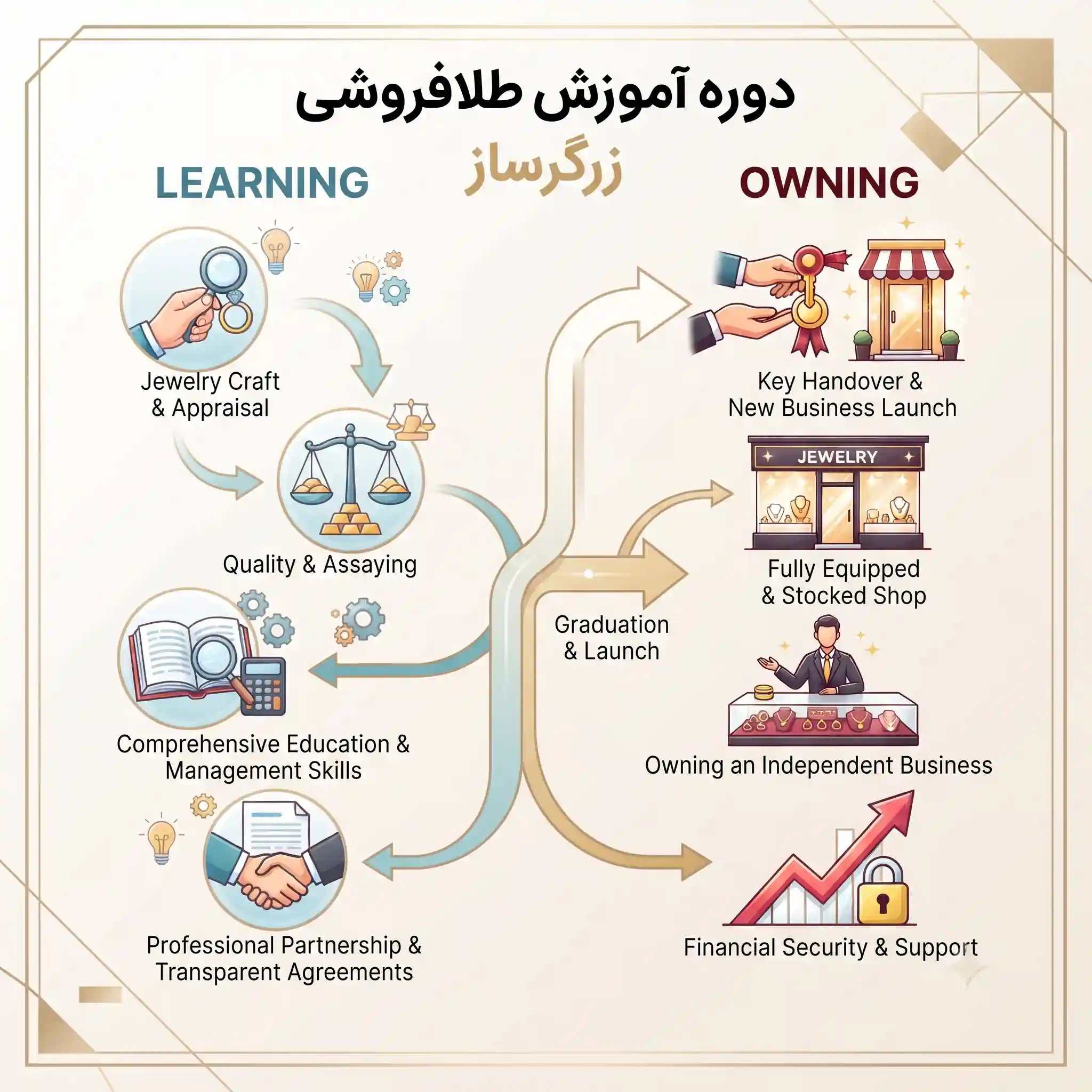 دوره آموزش طلافروشی