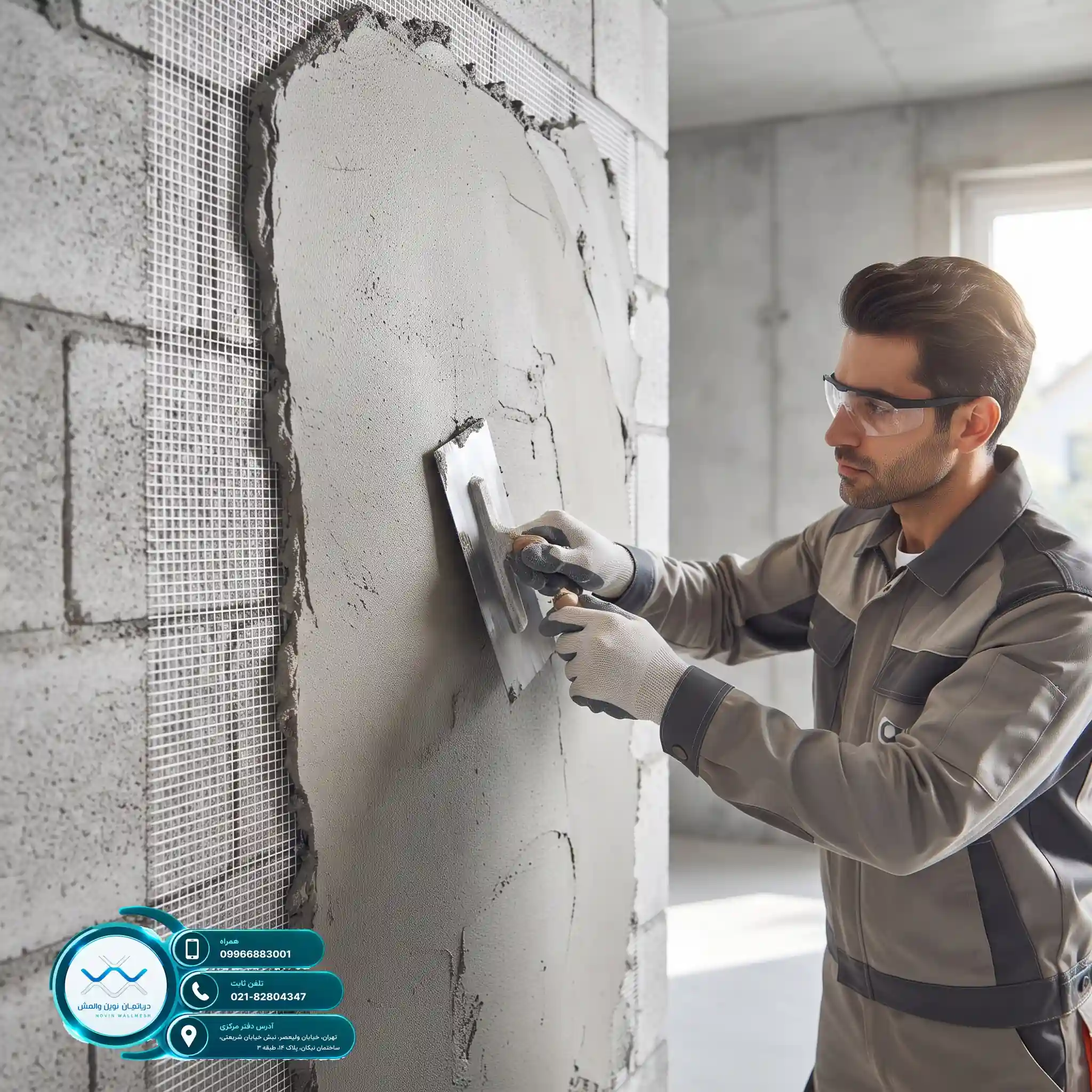 مدیریت هزینه اجرای وال مش با مصالح استاندارد نوین وال مش