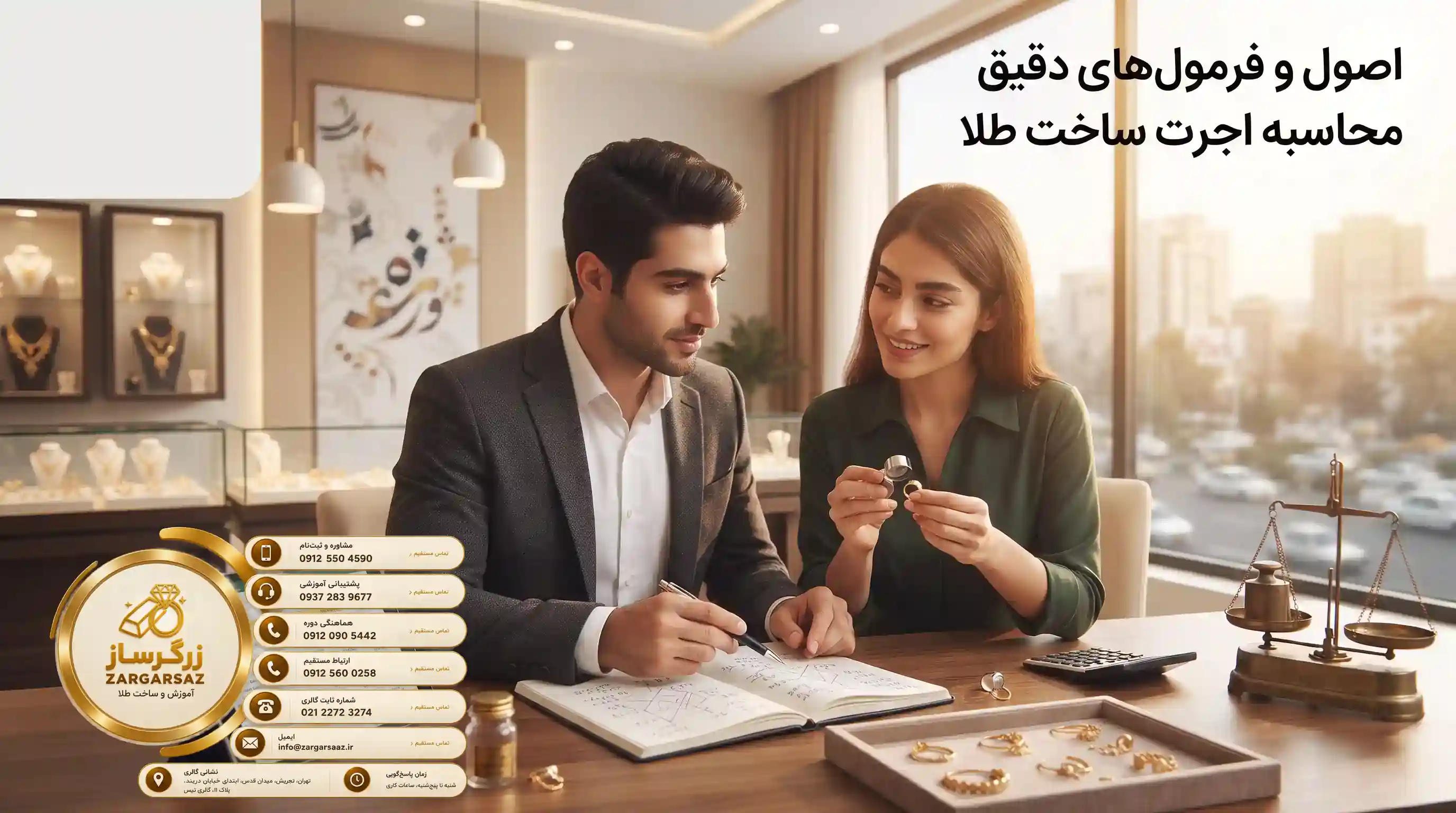 ???? اصول و فرمولهاي دقيق محاسبه اجرت ساخت طلا