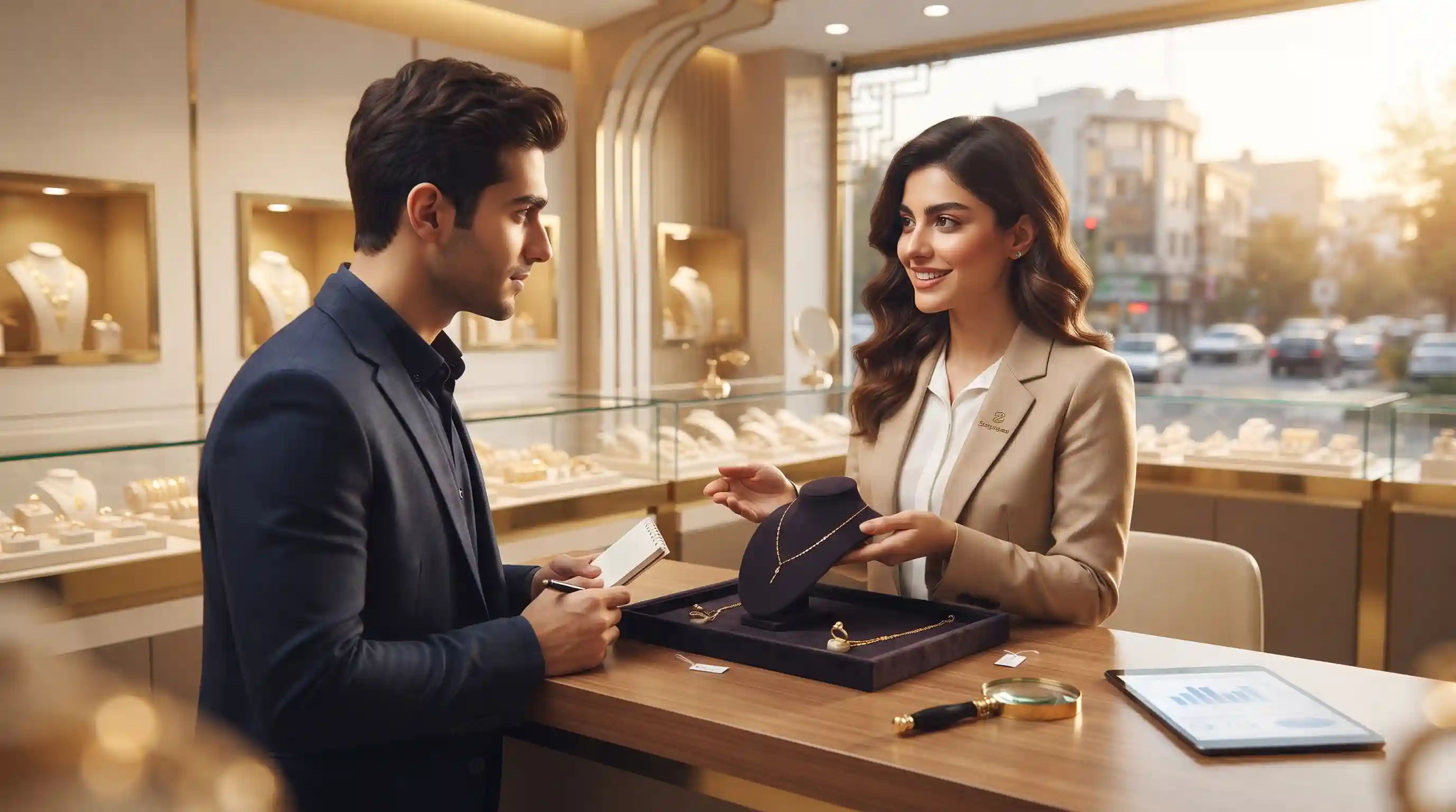 🤝 هنر فروشندگی، روانشناسی مشتری و بازاریابی در طلافروشی