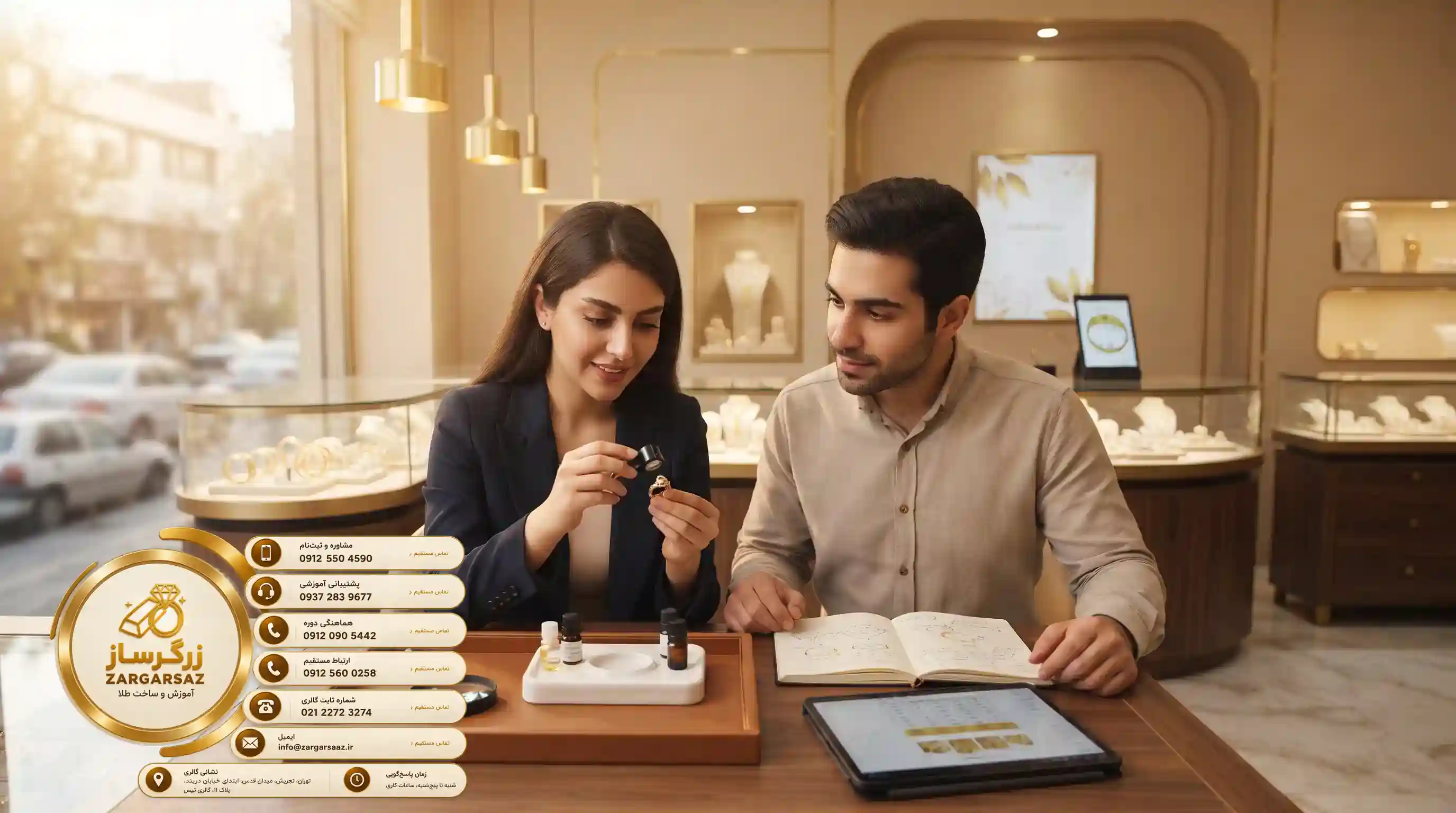 آموزش طلافروشي زرگرساز؛ راهنماي استعلام عيار طلا از ريگيري