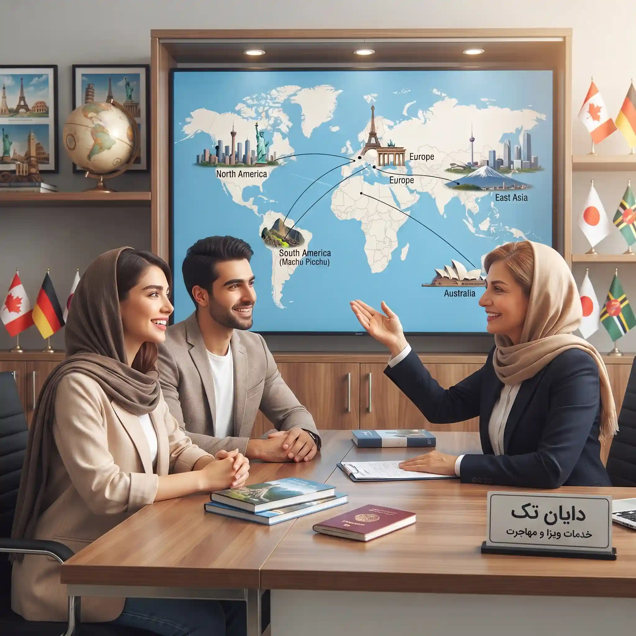 موسسه مهاجرتی دایان تک سفر آمریکای جنوبی را حرفهای میدهد