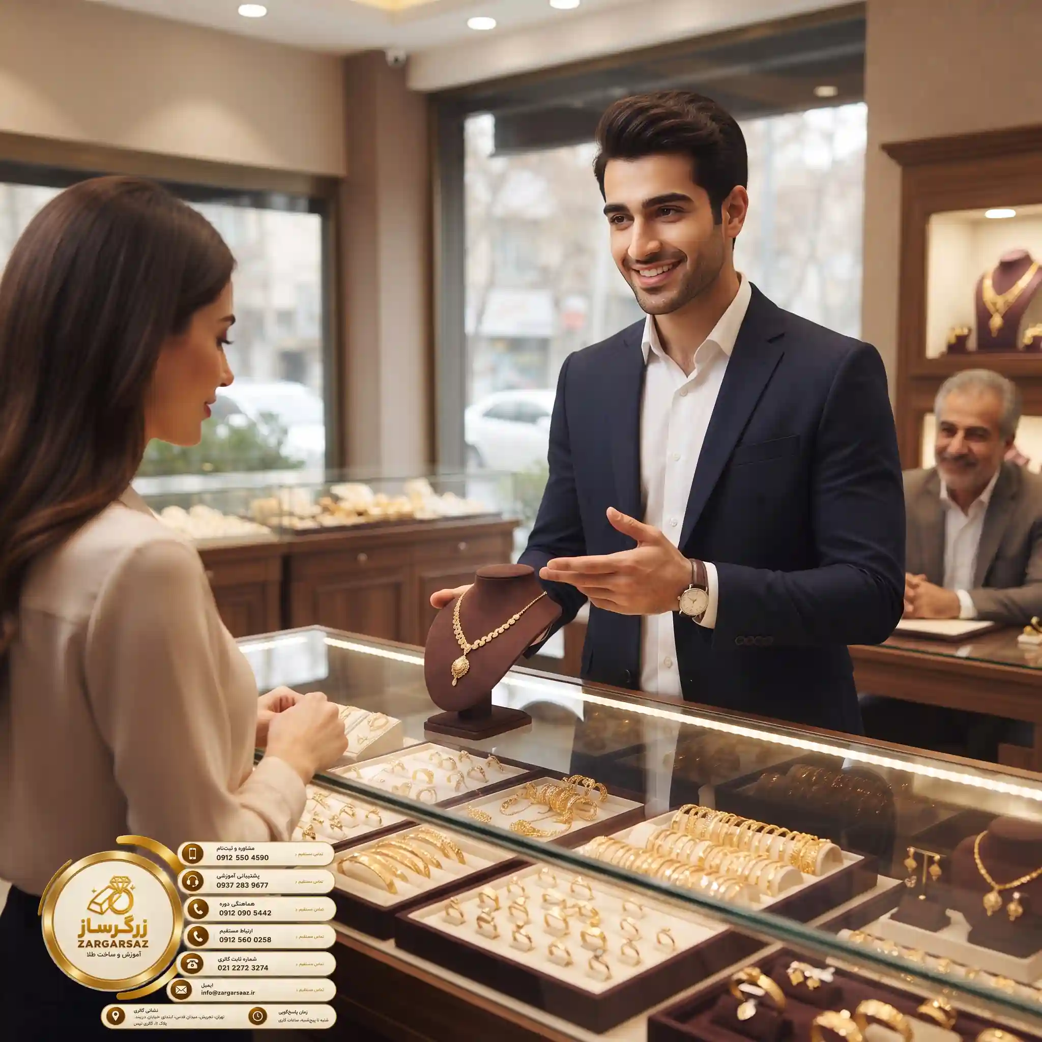آموزش طلافروشی جهت کسب درآمد میلیونی از طریق مشاوره خرید طلا