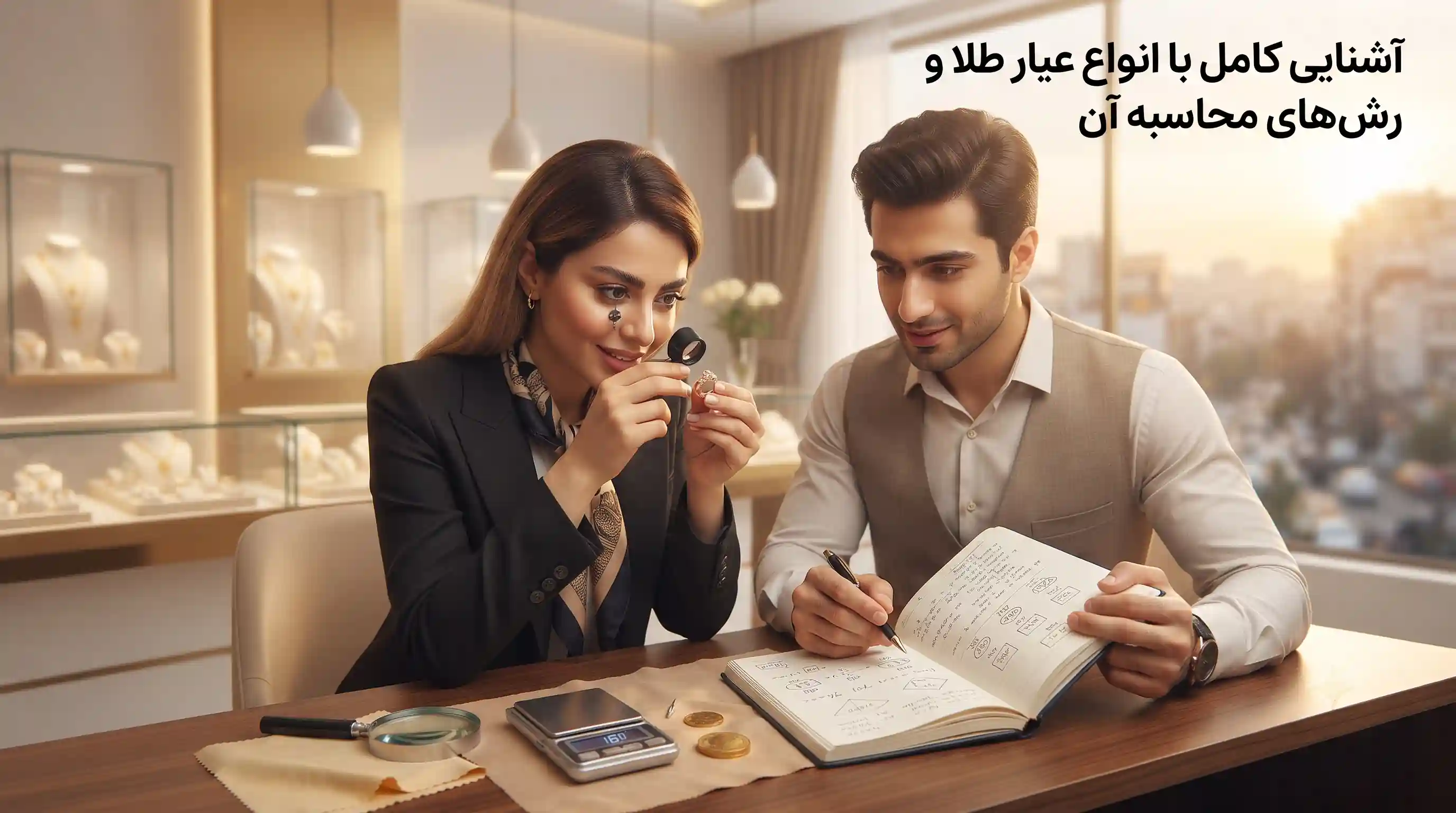 ⚖️ آشنایی کامل با انواع عیار طلا و روشهای محاسبه آن