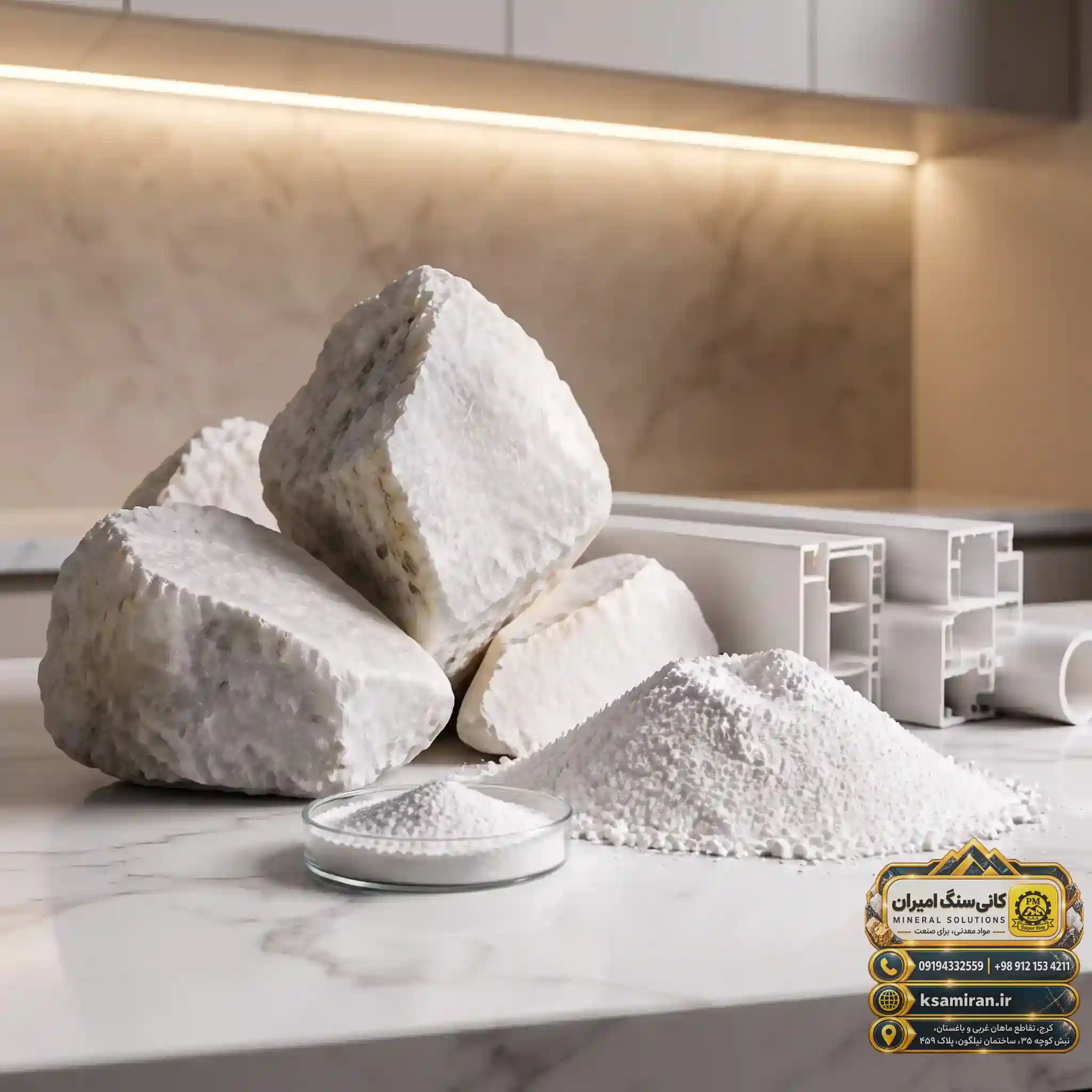 کربنات کلسیم با مش ۴۰۰ و کیفیت پایدار برای رنگ صنعتی