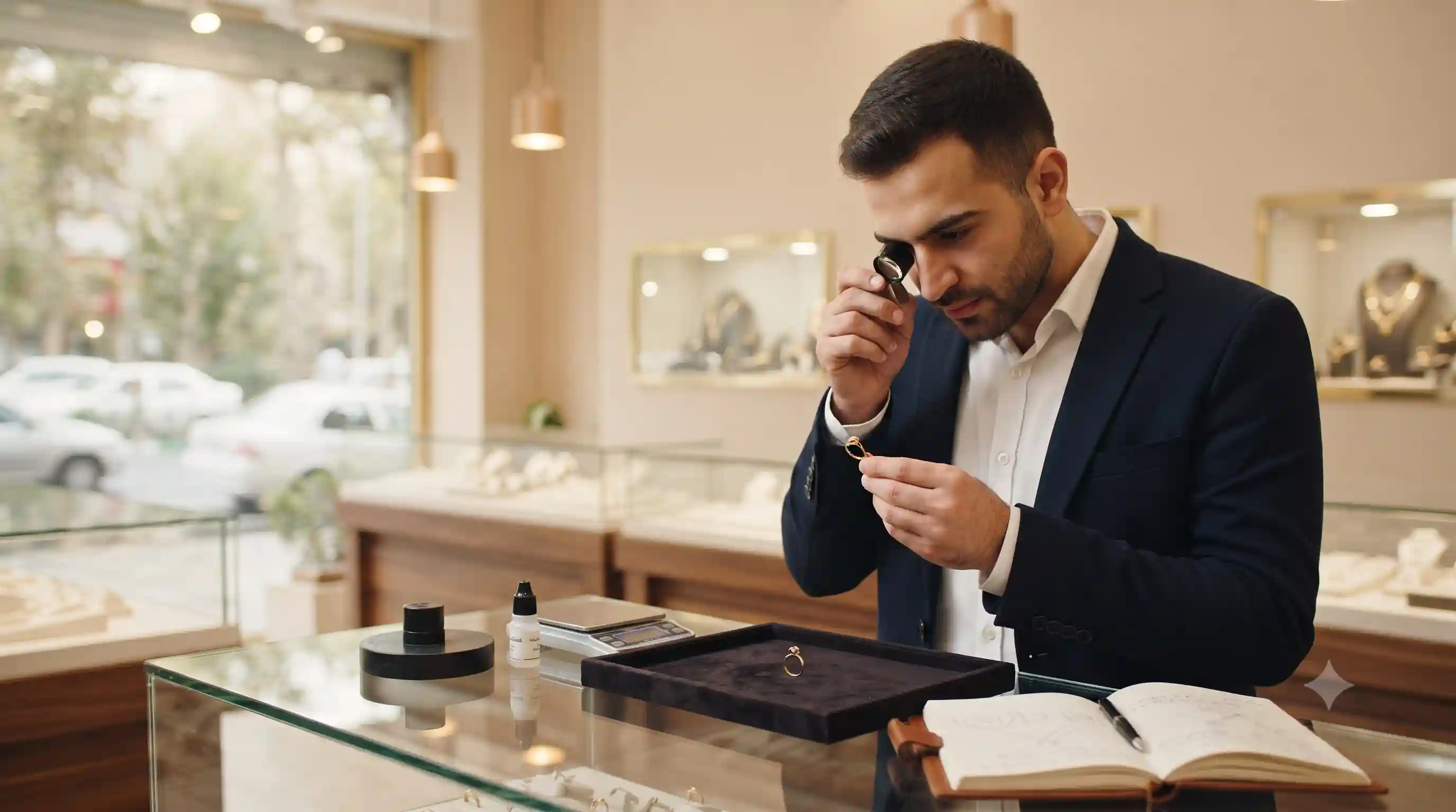 📜 شناخت عیار وزن و ابزارهای تخصصی در طلافروشی