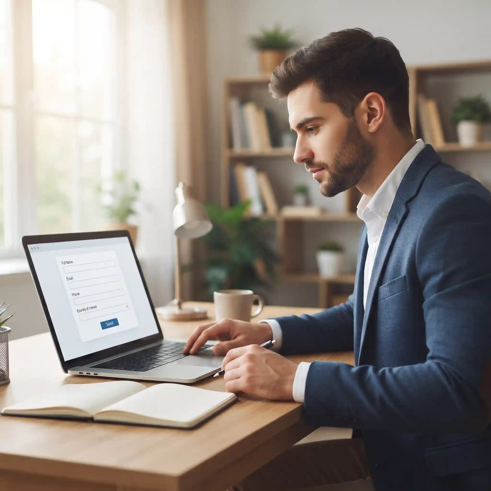 فرم درخواست مشاوره اولیه مهاجرت کلید موفقیت کاریابی خارج