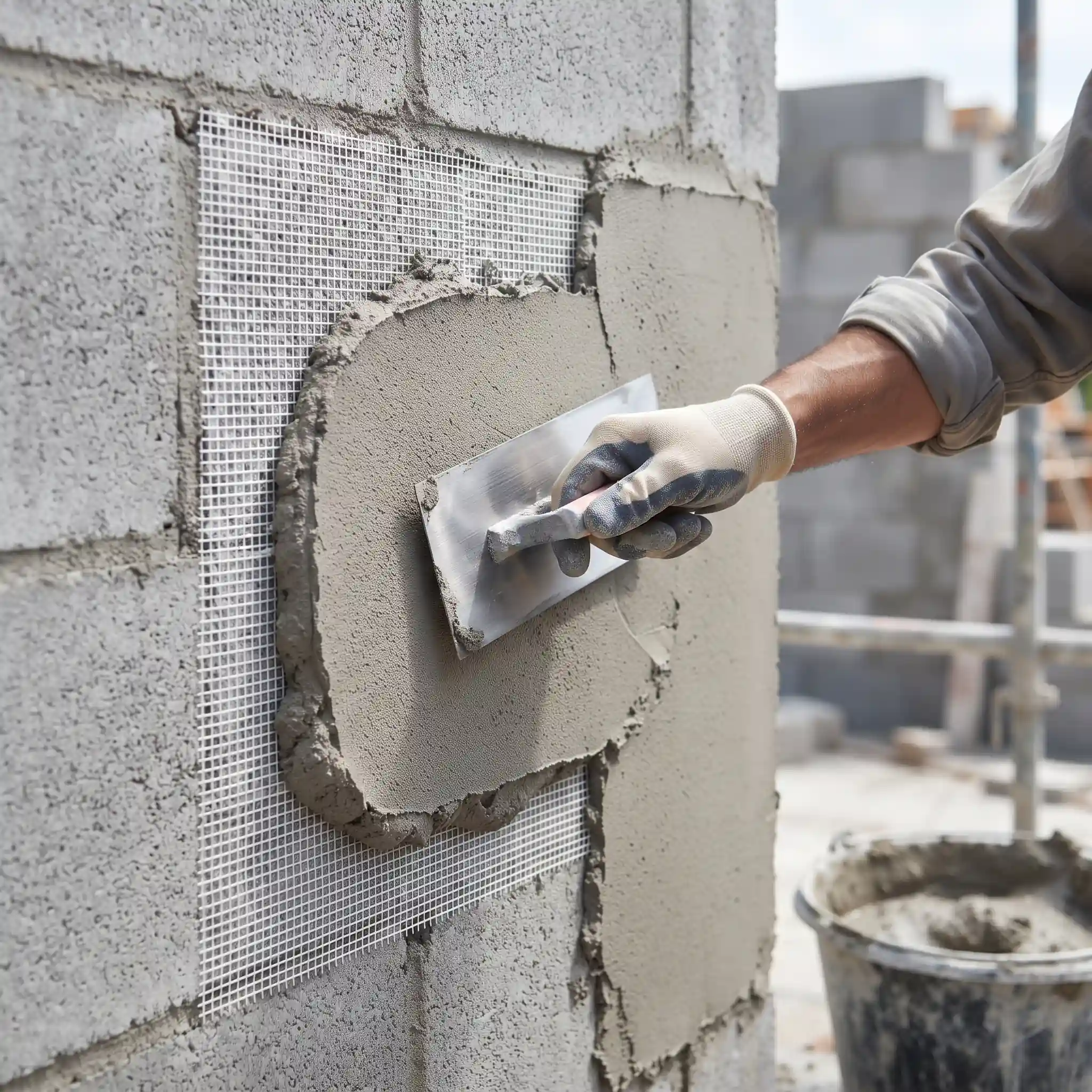 خرید پلاستر پایه سیمانی وال مش با بالاترین استاندارد مهندسی