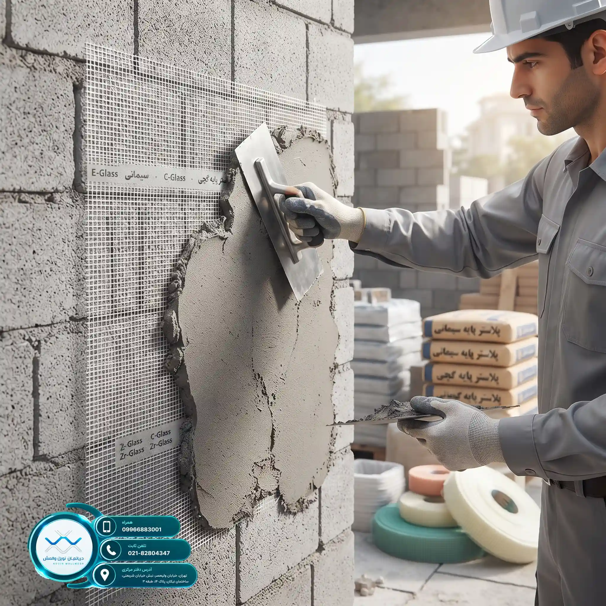 کاهش هزینه اجرای وال مش با مصالح مستقیم