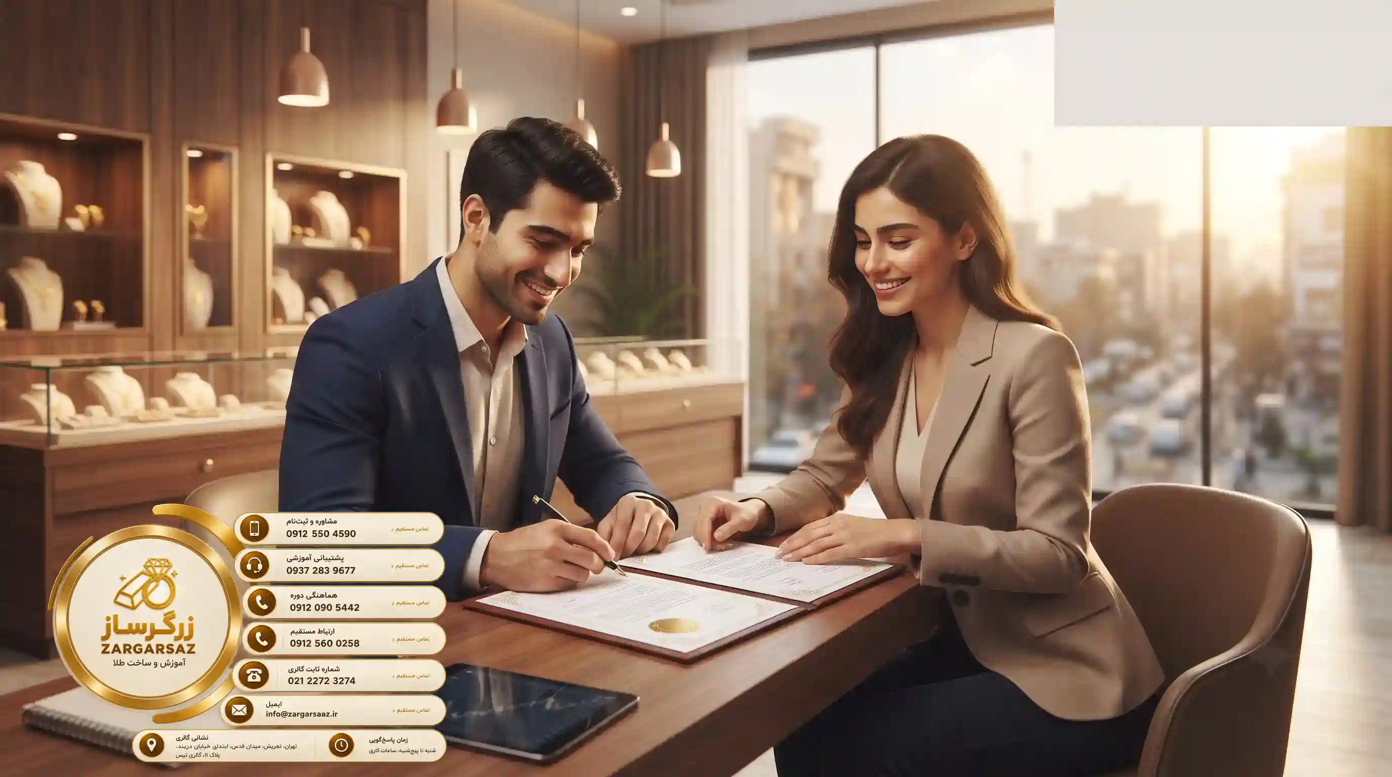 🤝 مدل شراکت منحصربهفرد زرگرساز طلافروشی بدون سرمایه اولیه