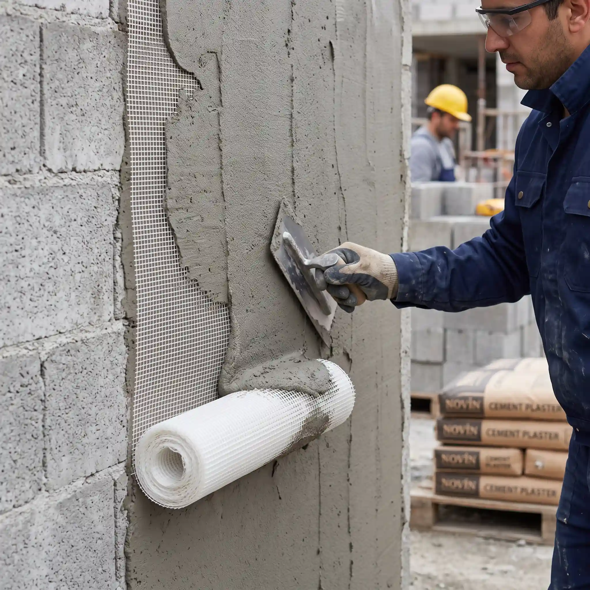 مشخصات فنی و قیمت پلاستر پایه سیمانی نوین وال مش مخصوص مهندسان ناظر