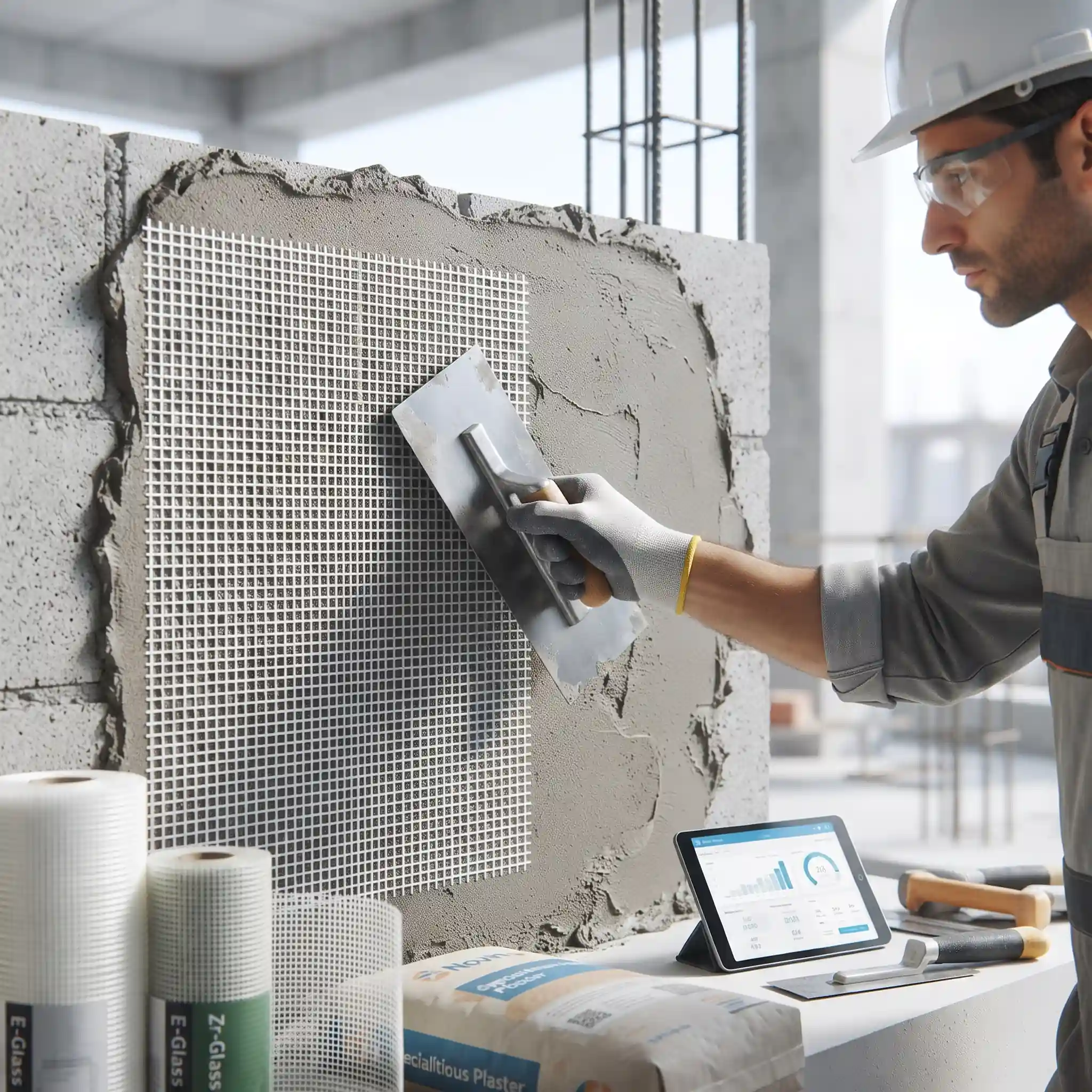 محاسبه آنلاین قیمت مش فایبرگلاس نوین وال مش با استاندارد مهندسی