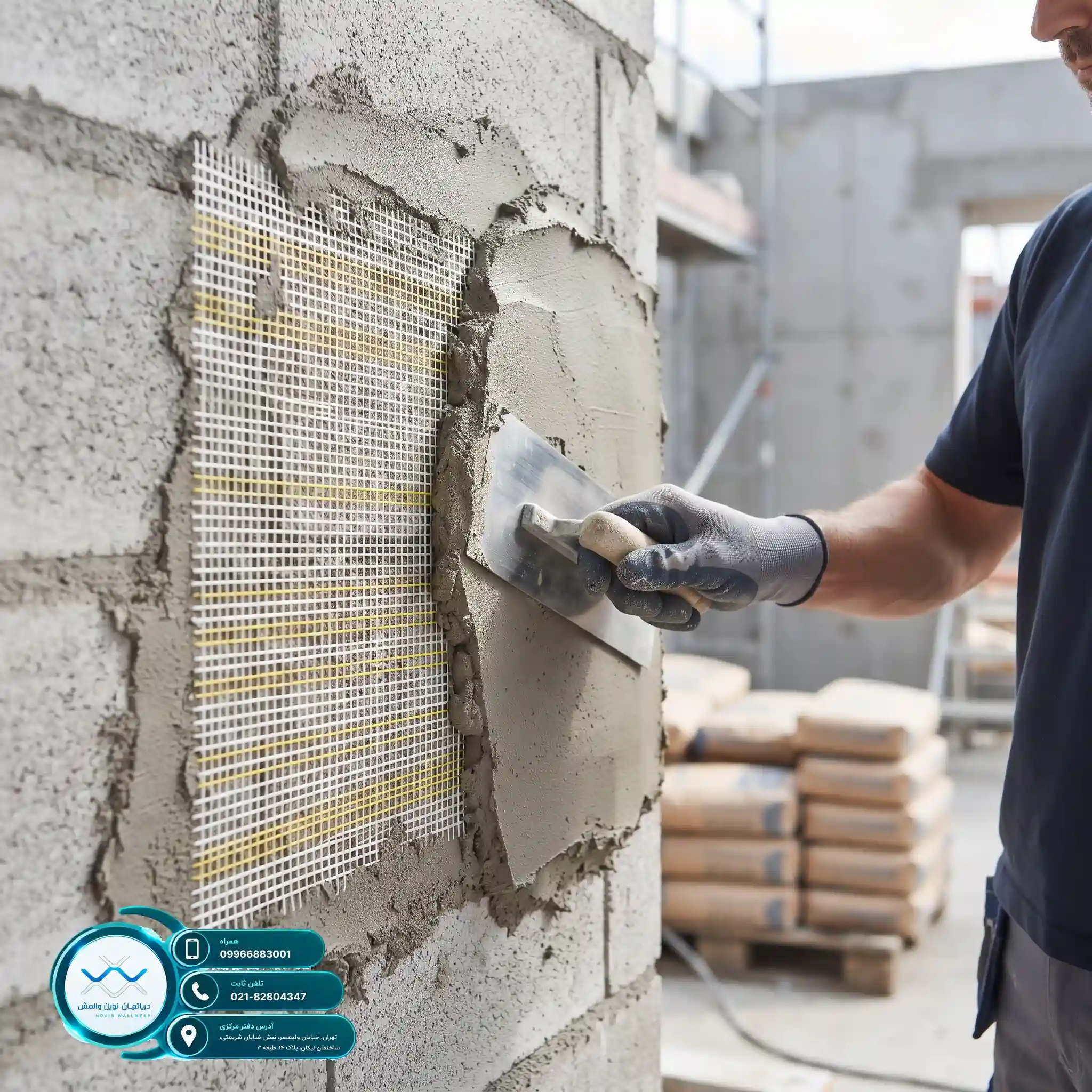 تحلیل اقتصادی هزینه اجرای وال مش با توری Zr-Glass
