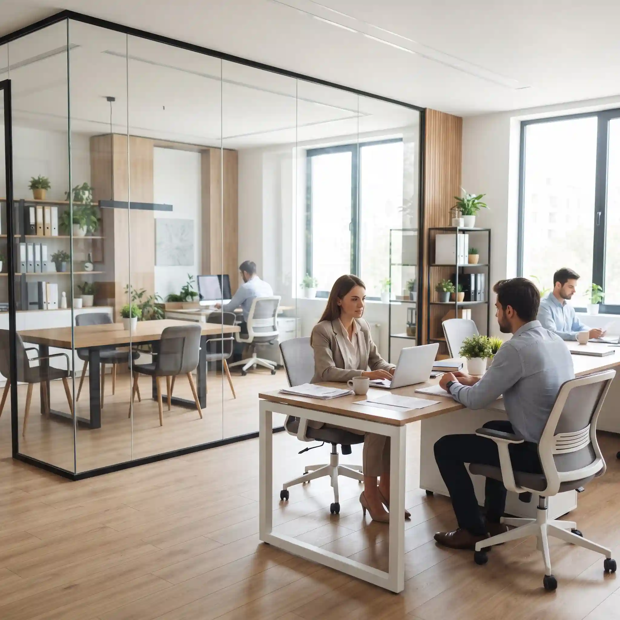 زیبایی و نظم محیط کار با نظارت مستقیم پارتیشن کار ما