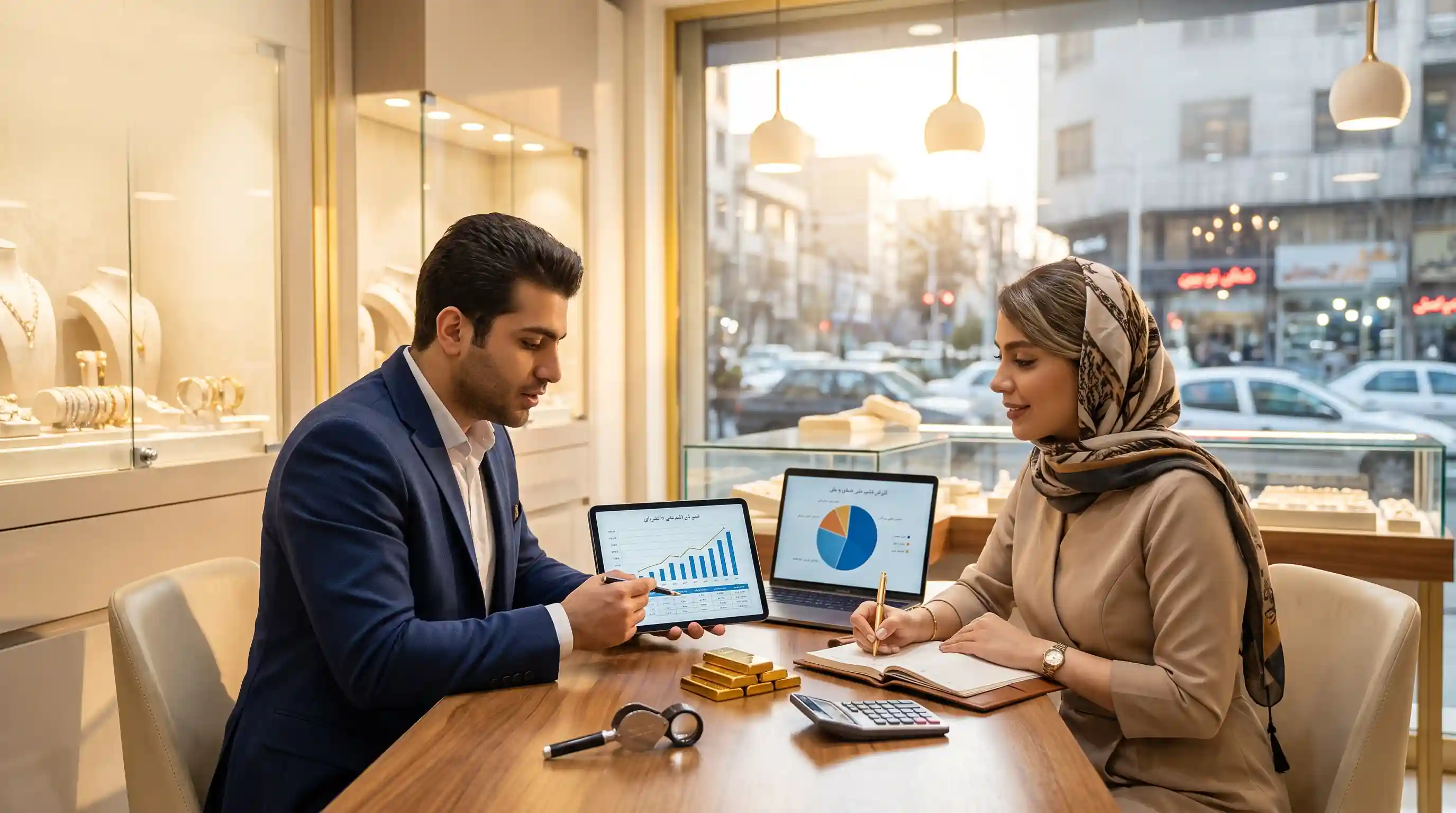 مدیریت مالی، حسابداری و روانشناسی فروش در طلافروشی