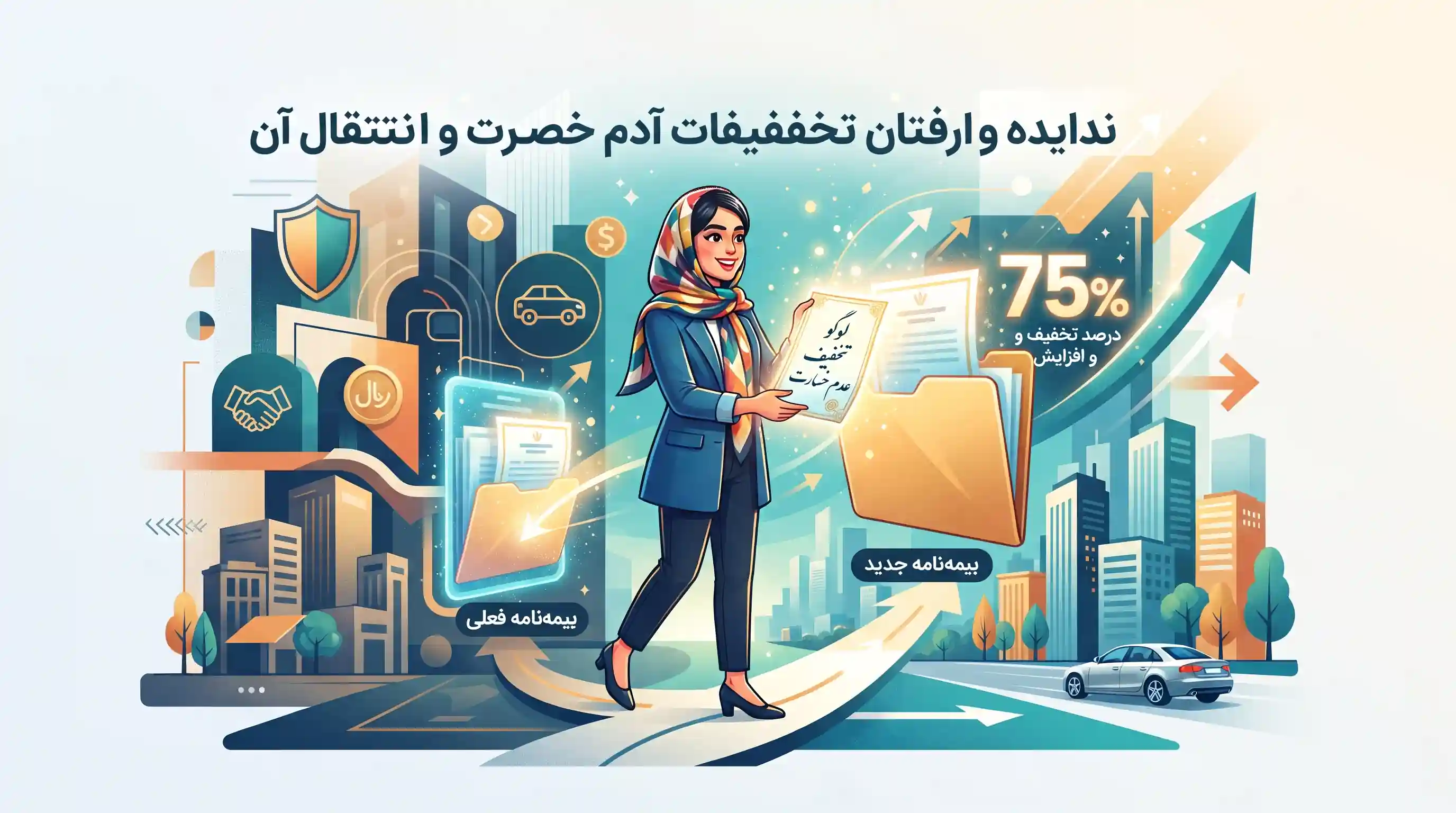 ️ نادیده گرفتن تخفیفات عدم خسارت و انتقال آن
